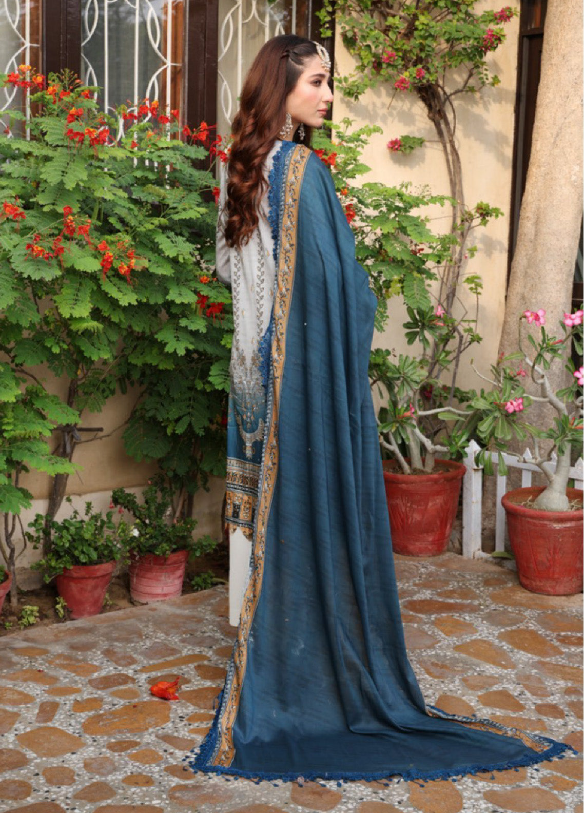 Satrangi By Schick Sequins Embroidered Digital Lawn 3 Piece Unstitched Suit S24SEDL-07 Satrangi By Schick Sequins Embroidered Digital Lawn 3 Piece Unstitched Suit S24SEDL-07