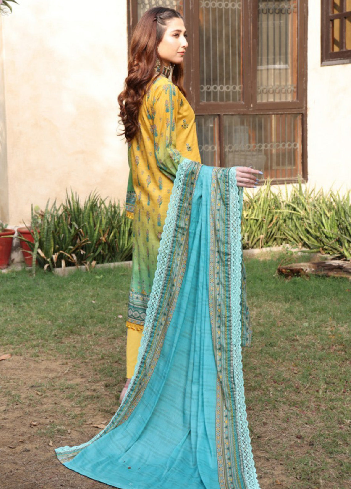 Satrangi By Schick Sequins Embroidered Digital Lawn 3 Piece Unstitched Suit S24SEDL-10 Satrangi By Schick Sequins Embroidered Digital Lawn 3 Piece Unstitched Suit S24SEDL-10