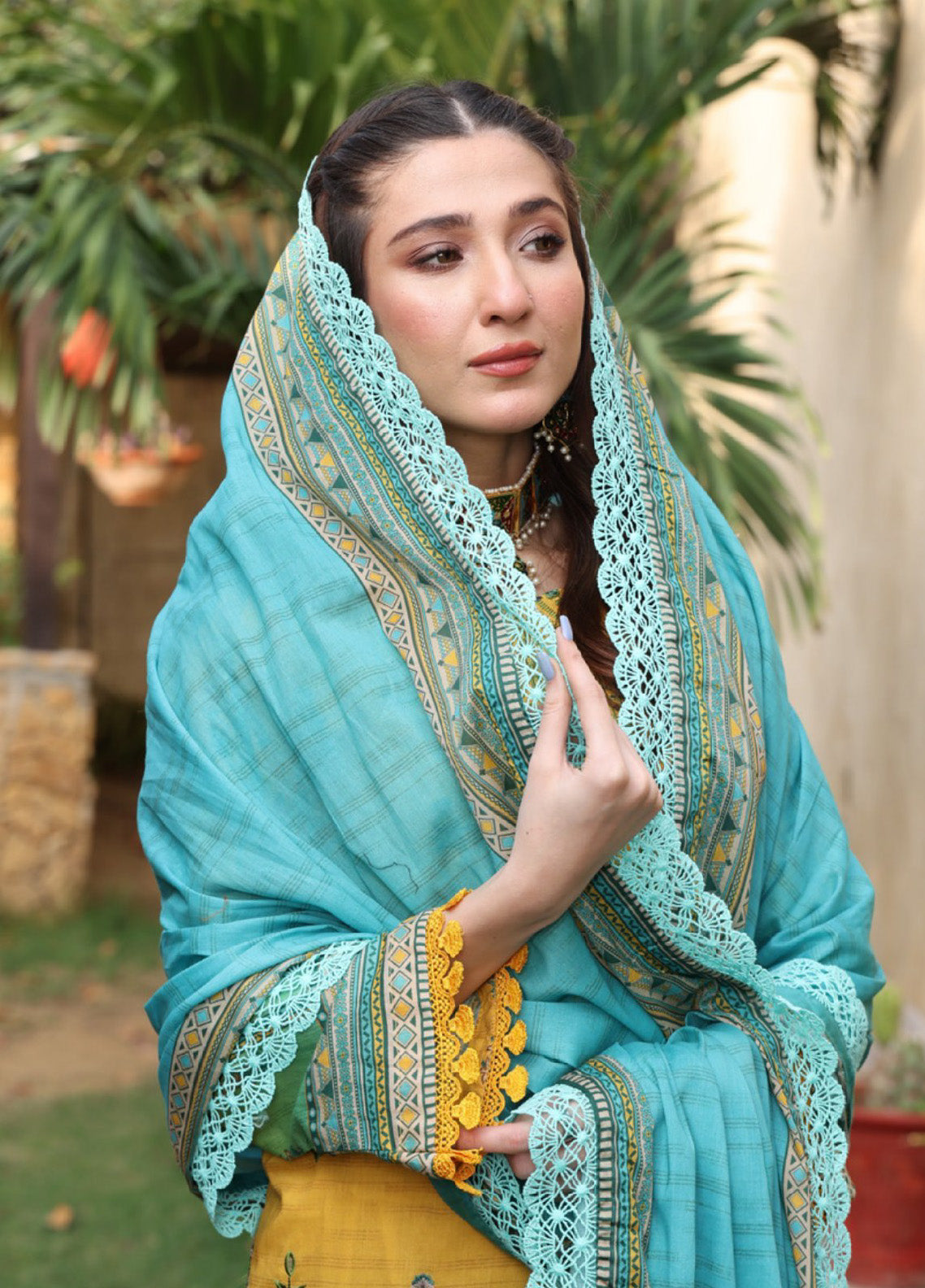 Satrangi By Schick Sequins Embroidered Digital Lawn 3 Piece Unstitched Suit S24SEDL-10 Satrangi By Schick Sequins Embroidered Digital Lawn 3 Piece Unstitched Suit S24SEDL-10