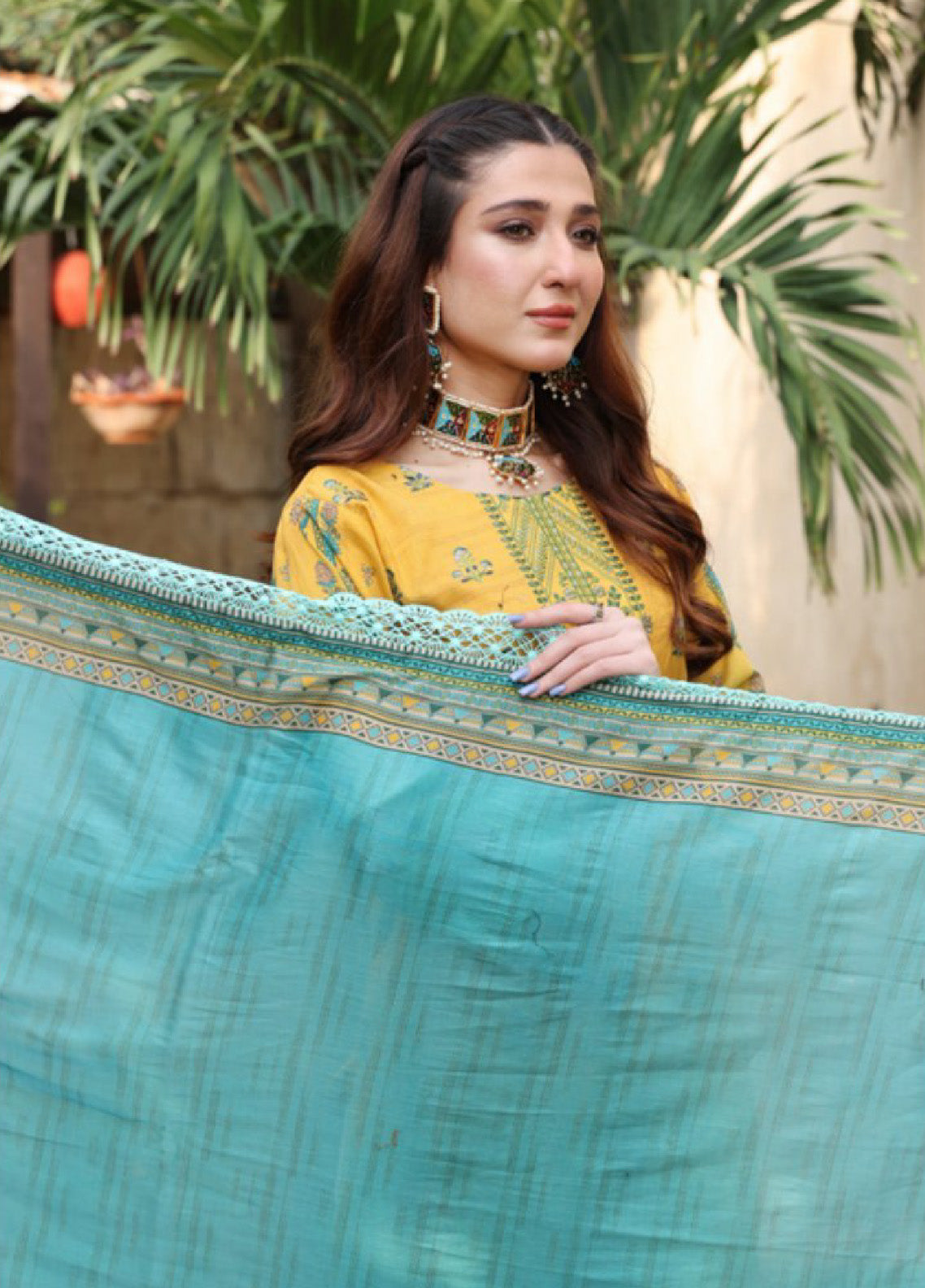Satrangi By Schick Sequins Embroidered Digital Lawn 3 Piece Unstitched Suit S24SEDL-10 Satrangi By Schick Sequins Embroidered Digital Lawn 3 Piece Unstitched Suit S24SEDL-10