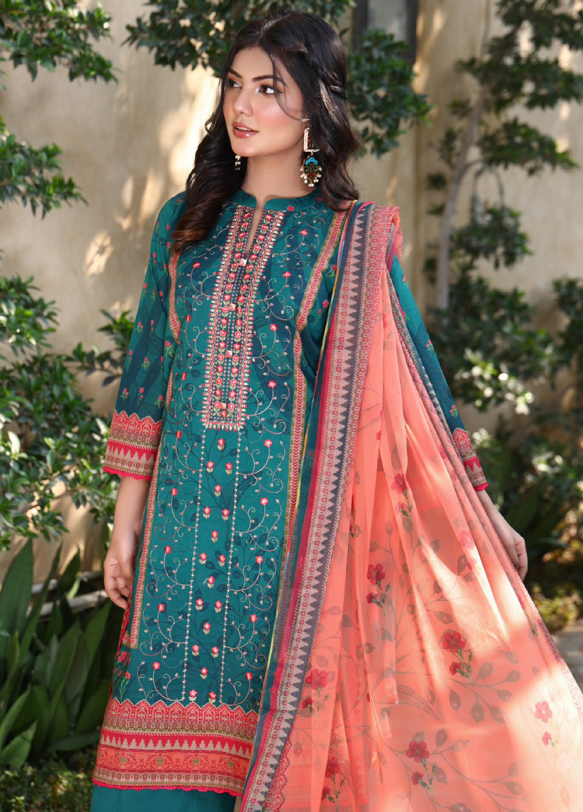 Shirley By MTF Embroidered Digital Lawn 3 Piece Unstitched Suit MTF24SEDPL-02 Shirley By MTF Embroidered Digital Lawn 3 Piece Unstitched Suit MTF24SEDPL-02