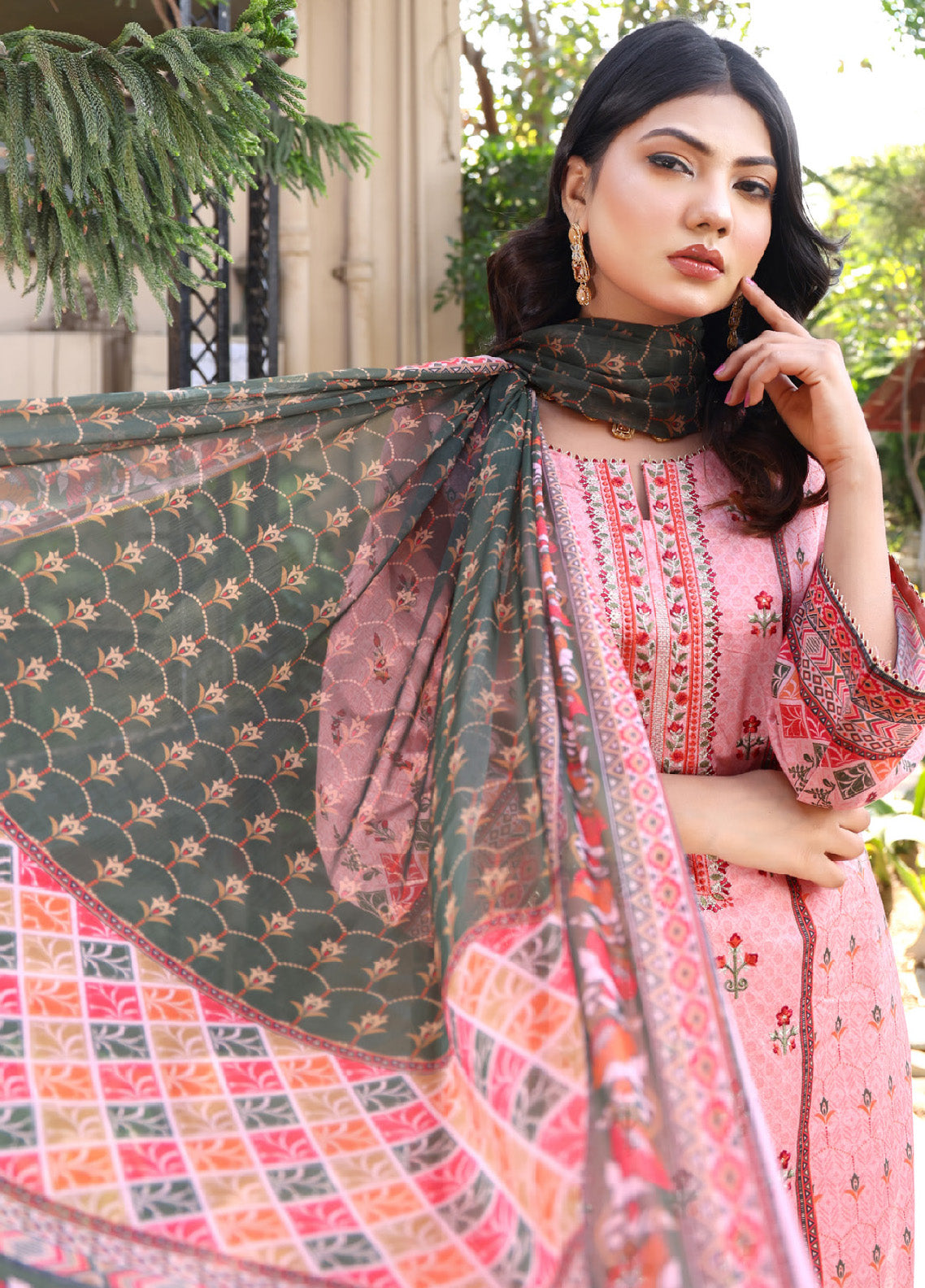 Shirley By MTF Embroidered Digital Lawn 3 Piece Unstitched Suit MTF24SEDPL-05 Shirley By MTF Embroidered Digital Lawn 3 Piece Unstitched Suit MTF24SEDPL-05