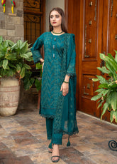 Signature Minakari By Zainab Fazlani Premium Lawn 3 Piece Unstitched Suit ZF24SMPL D-05