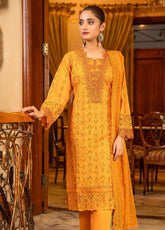 Signature Minakari By Zainab Fazlani Premium Lawn 3 Piece Unstitched Suit ZF24SMPL D-10