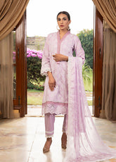 Signature Minakari By Zainab Fazlani Premium Lawn 3 Piece Unstitched Suit ZF24SMPL D-12