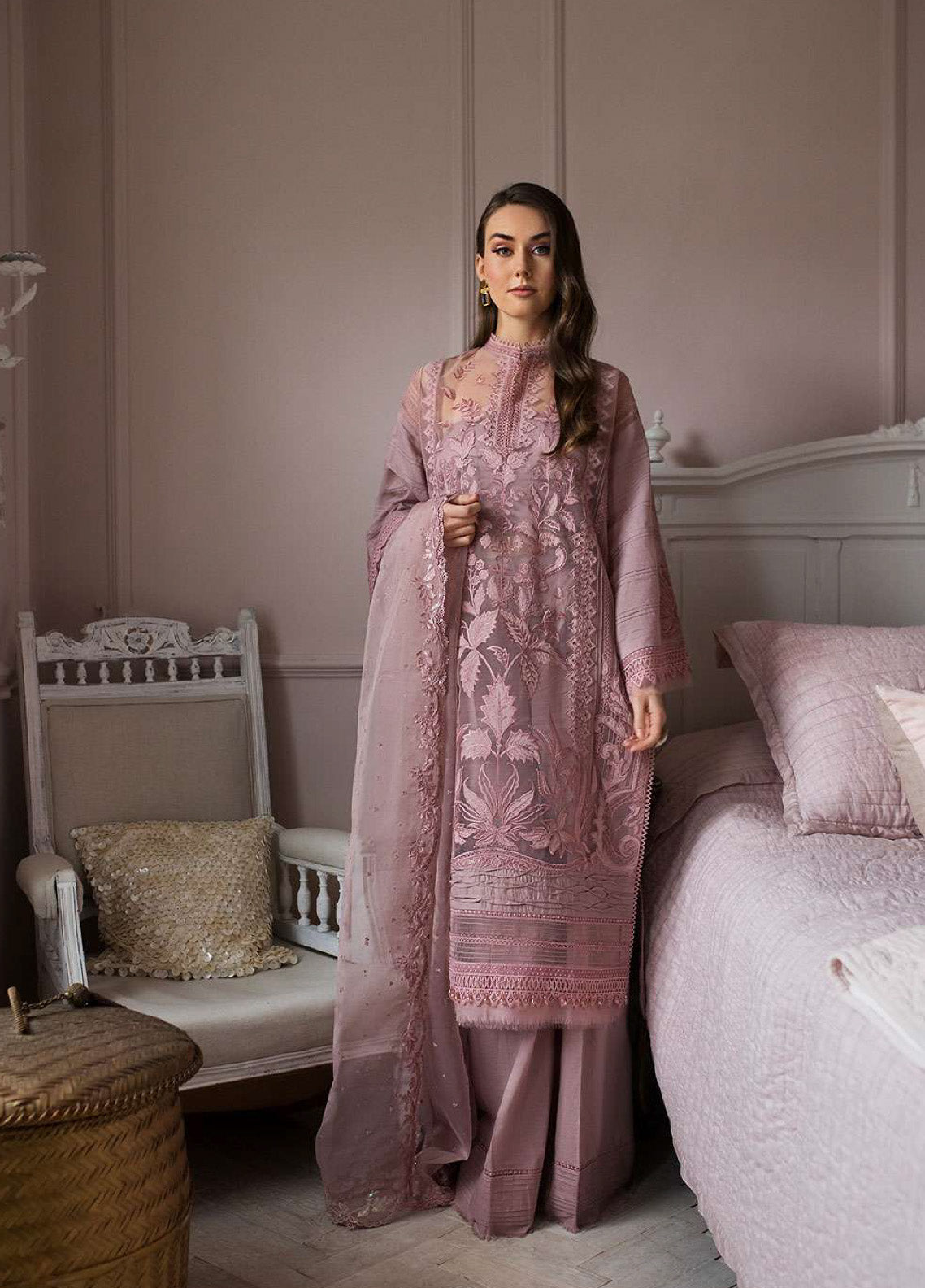Sobia Nazir Embroidered Luxury Lawn 3 Piece Unstitched Suit SN24LL 12A Sobia Nazir Embroidered Luxury Lawn 3 Piece Unstitched Suit SN24LL 12A