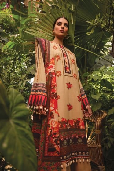 AlKaram Unstitched 3 Piece D#SS-17 AlKaram Unstitched 3 Piece D#SS-17