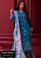 Suay By Farah Talib Aziz Luxury Lawn 3 Piece Unstitched Suit FTA24LL-03