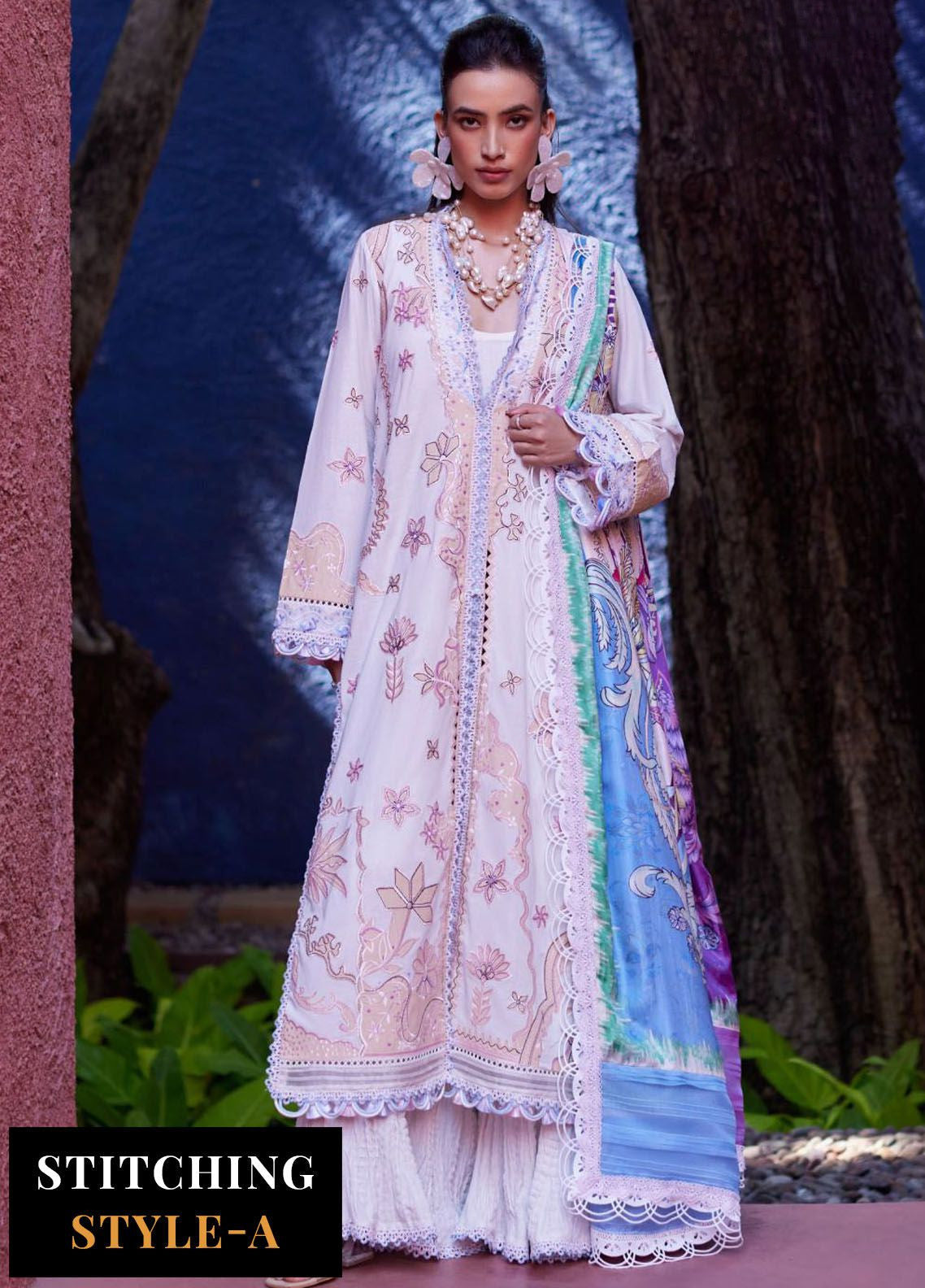 Suay By Farah Talib Aziz Luxury Lawn 3 Piece Unstitched Suit FTA24LL-05 Suay By Farah Talib Aziz Luxury Lawn 3 Piece Unstitched Suit FTA24LL-05