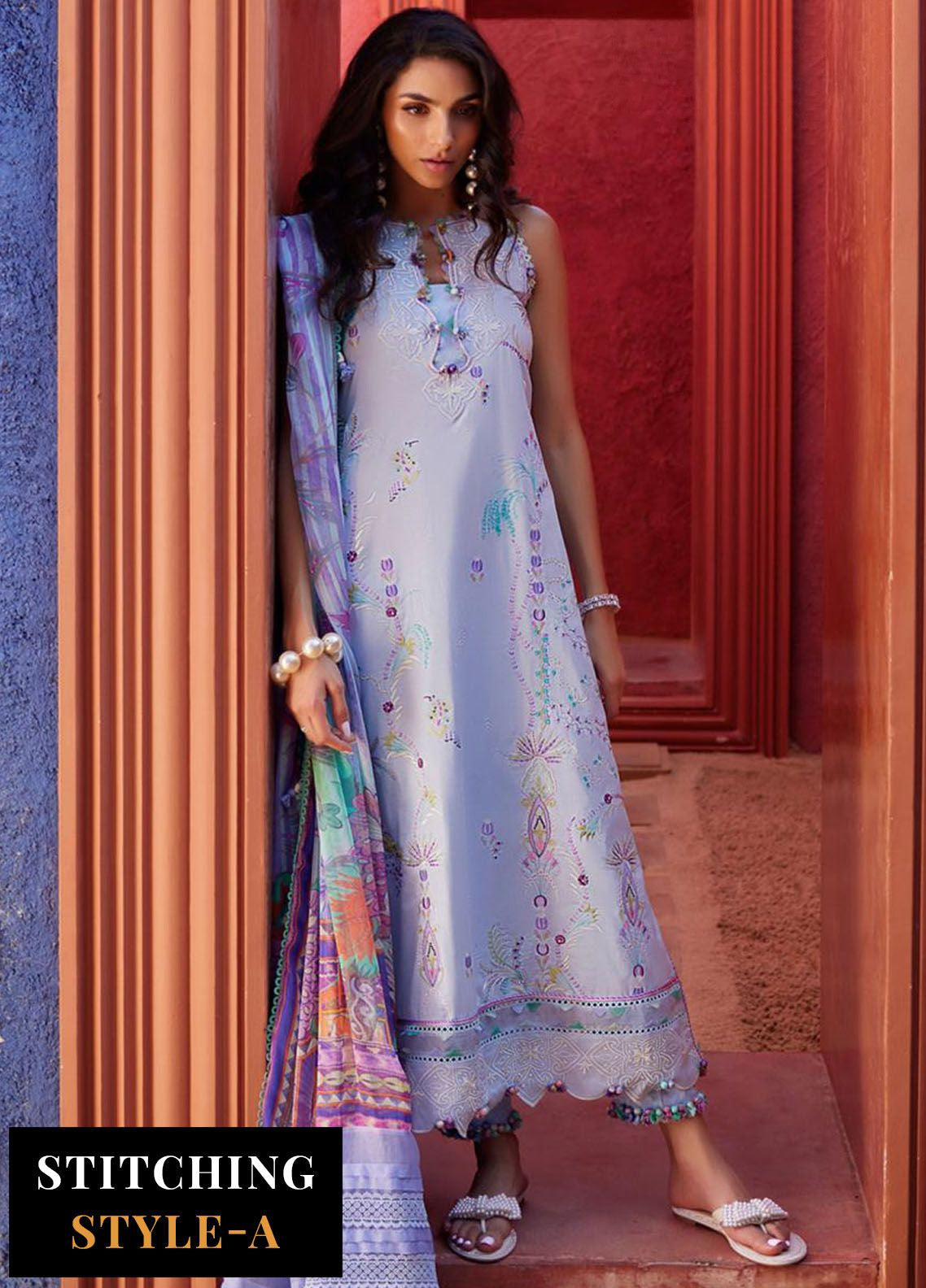 Suay By Farah Talib Aziz Luxury Lawn 3 Piece Unstitched Suit FTA24LL-06 Suay By Farah Talib Aziz Luxury Lawn 3 Piece Unstitched Suit FTA24LL-06