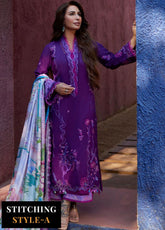 Suay By Farah Talib Aziz Luxury Lawn 3 Piece Unstitched Suit FTA24LL-07