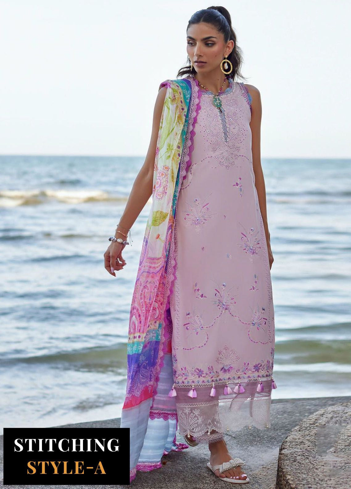 Suay By Farah Talib Aziz Luxury Lawn 3 Piece Unstitched Suit FTA24LL-10 Suay By Farah Talib Aziz Luxury Lawn 3 Piece Unstitched Suit FTA24LL-10