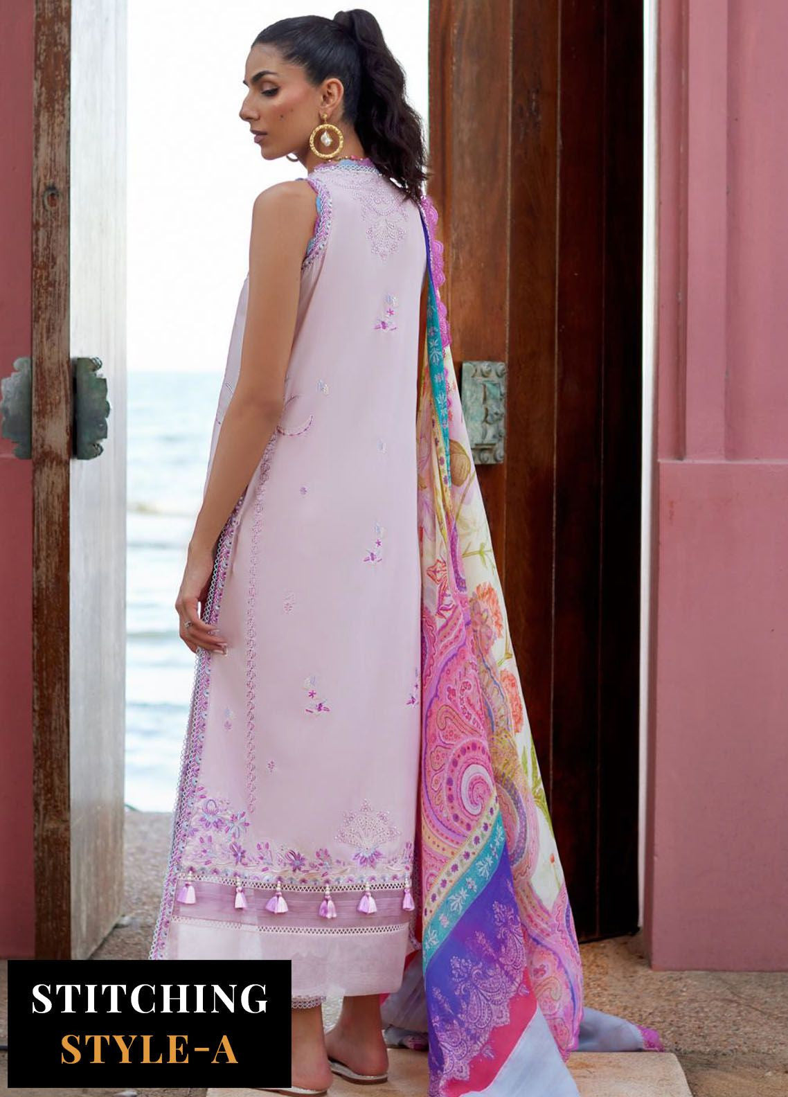 Suay By Farah Talib Aziz Luxury Lawn 3 Piece Unstitched Suit FTA24LL-10 Suay By Farah Talib Aziz Luxury Lawn 3 Piece Unstitched Suit FTA24LL-10