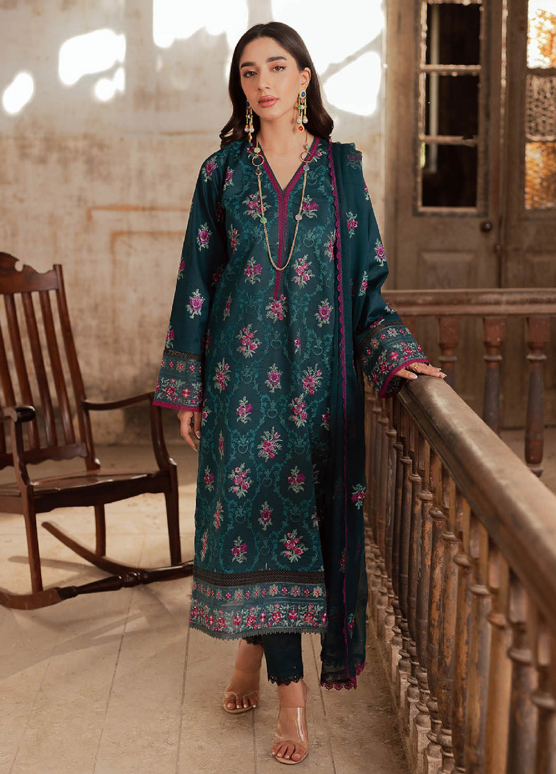 Summer Breeze By Rajbari Embroidered Lawn 3 Piece Unstitched Suit RB24SBEE-2A Summer Breeze By Rajbari Embroidered Lawn 3 Piece Unstitched Suit RB24SBEE-2A