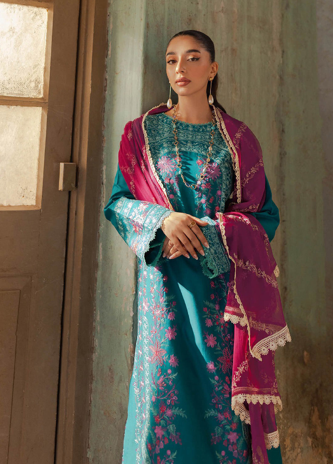 Summer Breeze By Rajbari Embroidered Lawn 3 Piece Unstitched Suit RB24SBEE-5A Summer Breeze By Rajbari Embroidered Lawn 3 Piece Unstitched Suit RB24SBEE-5A