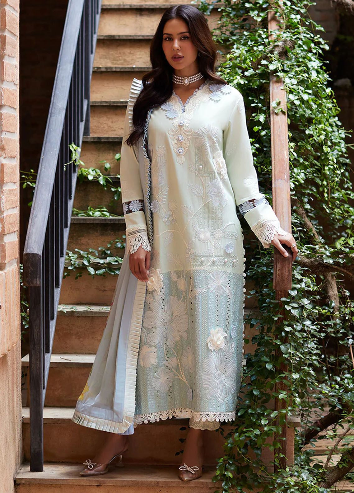 Te Amo By Mushq Embroidered Luxury Lawn 3 Piece Unstitched Suit MQ24TAL D-08 CAPRI CHARM Te Amo By Mushq Embroidered Luxury Lawn 3 Piece Unstitched Suit MQ24TAL D-08 CAPRI CHARM
