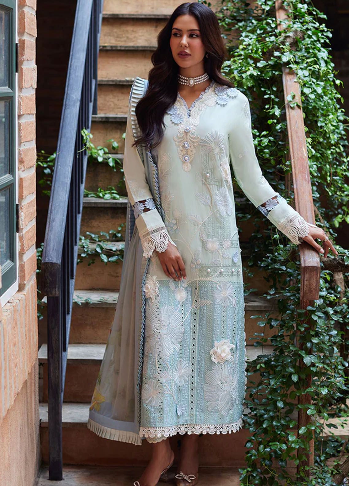 Te Amo By Mushq Embroidered Luxury Lawn 3 Piece Unstitched Suit MQ24TAL D-08 CAPRI CHARM Te Amo By Mushq Embroidered Luxury Lawn 3 Piece Unstitched Suit MQ24TAL D-08 CAPRI CHARM