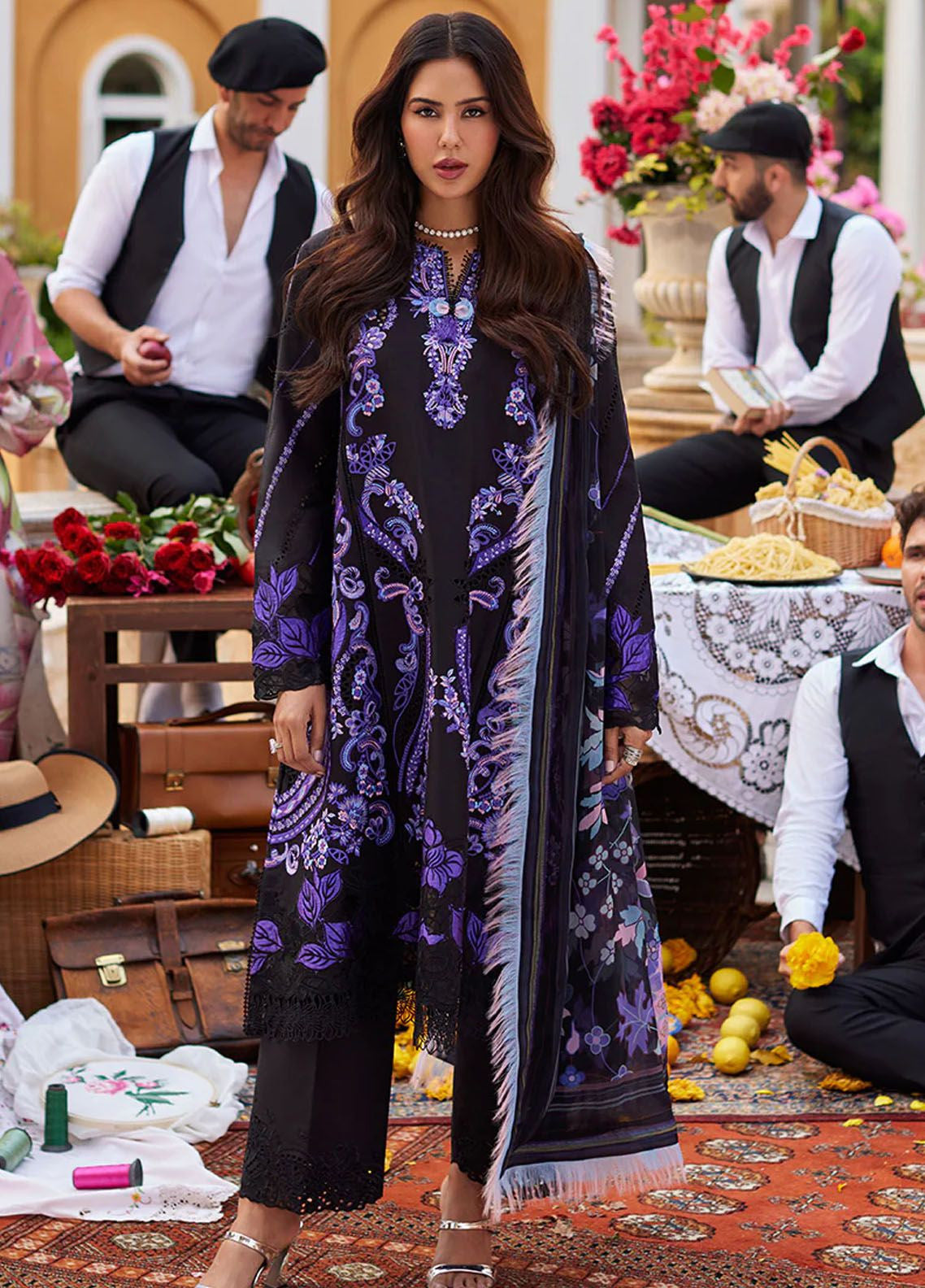 Te Amo By Mushq Embroidered Luxury Lawn 3 Piece Unstitched Suit MQ24TAL D-10 SARDINIA SPLENDOR Te Amo By Mushq Embroidered Luxury Lawn 3 Piece Unstitched Suit MQ24TAL D-10 SARDINIA SPLENDOR