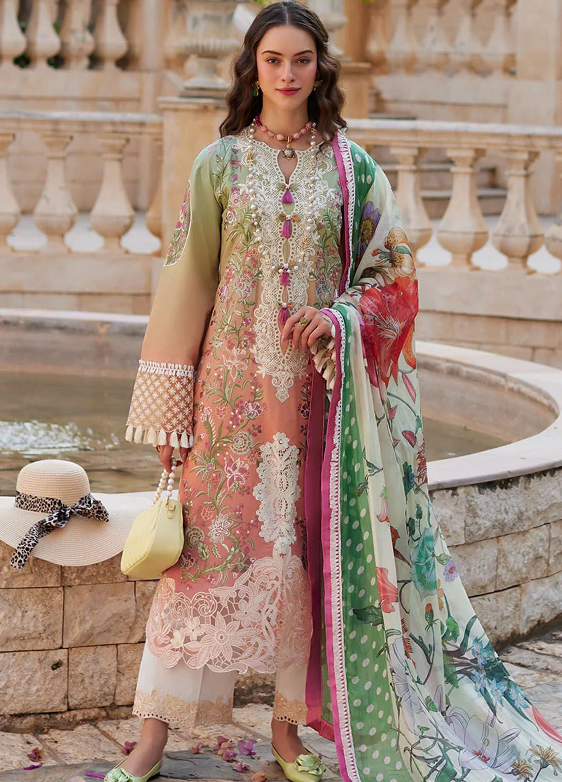 Te Amo By Mushq Embroidered Luxury Lawn 3 Piece Unstitched Suit MQ24TAL D-13 VENICE VERVE Te Amo By Mushq Embroidered Luxury Lawn 3 Piece Unstitched Suit MQ24TAL D-13 VENICE VERVE