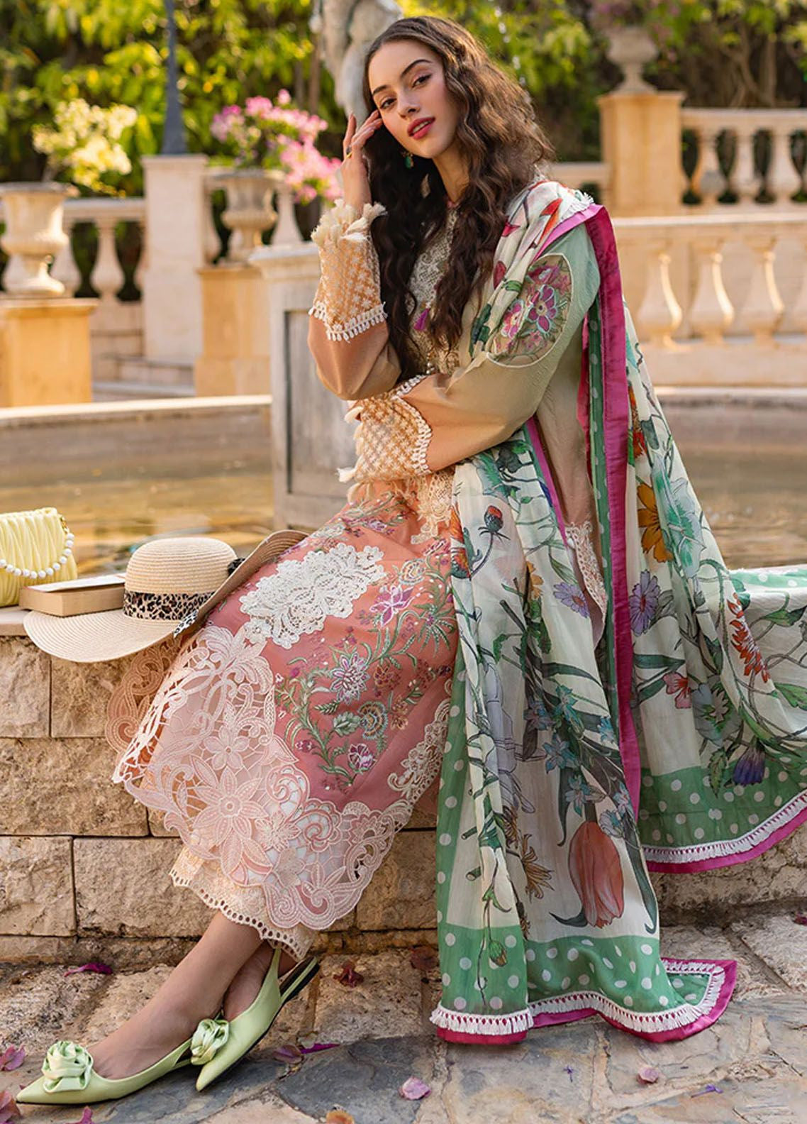 Te Amo By Mushq Embroidered Luxury Lawn 3 Piece Unstitched Suit MQ24TAL D-13 VENICE VERVE Te Amo By Mushq Embroidered Luxury Lawn 3 Piece Unstitched Suit MQ24TAL D-13 VENICE VERVE