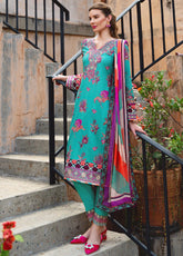The Enchanted Garden By Gulaal Embroidered Lawn 3 Piece Unstitched Suit GL24EGL 01 ALMERIA