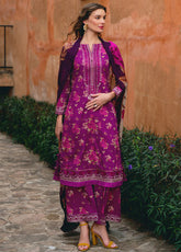 The Enchanted Garden By Gulaal Embroidered Lawn 3 Piece Unstitched Suit GL24EGL 04 VIENNE