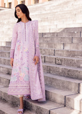Zaha By Khadija Shah Embroidered Lawn 3 Piece Unstitched Suit ZH24EL D-1A