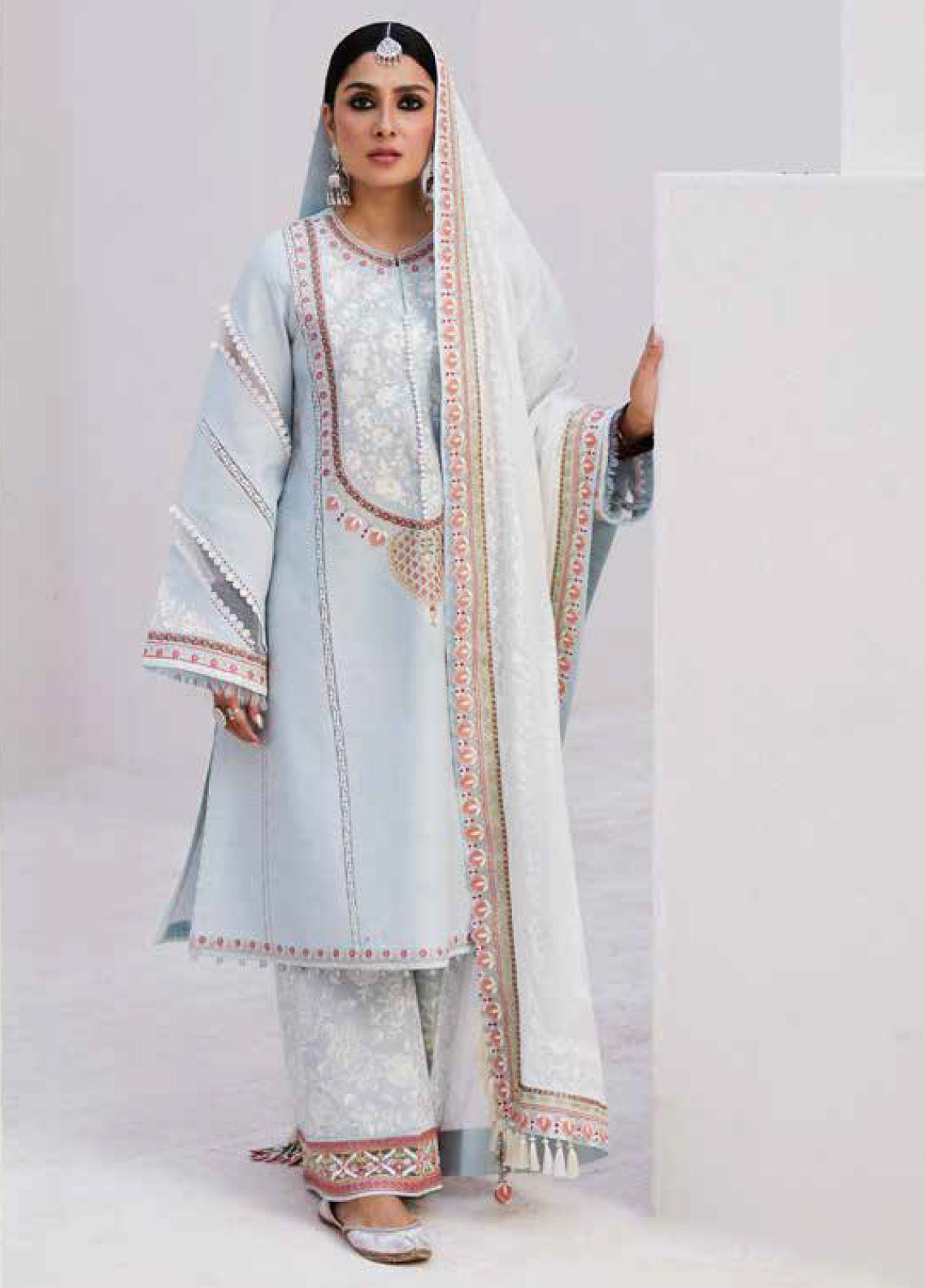 Zara Shahjahan Spring Embroidered Jacquard 3 Piece Unstitched Suit ZSJ24SS-15B DILARA Zara Shahjahan Spring Embroidered Jacquard 3 Piece Unstitched Suit ZSJ24SS-15B DILARA
