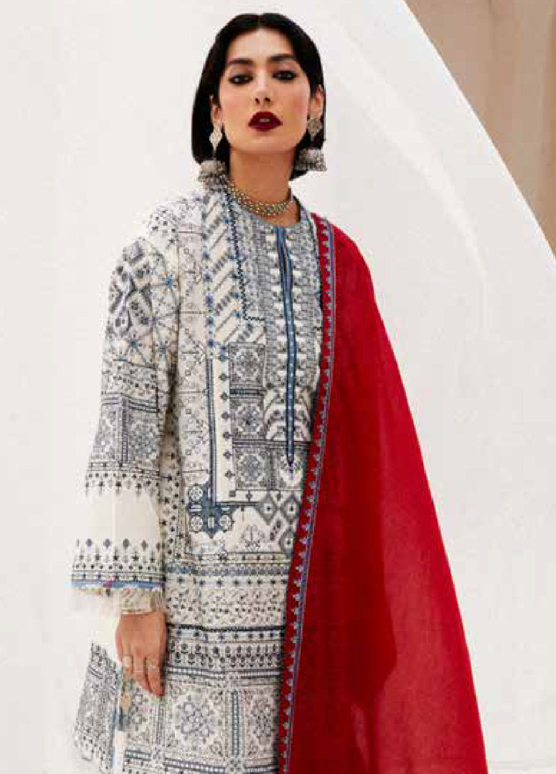 Zara Shahjahan Spring Embroidered Jacquard 3 Piece Unstitched Suit ZSJ24SS-2A DIYA Zara Shahjahan Spring Embroidered Jacquard 3 Piece Unstitched Suit ZSJ24SS-2A DIYA