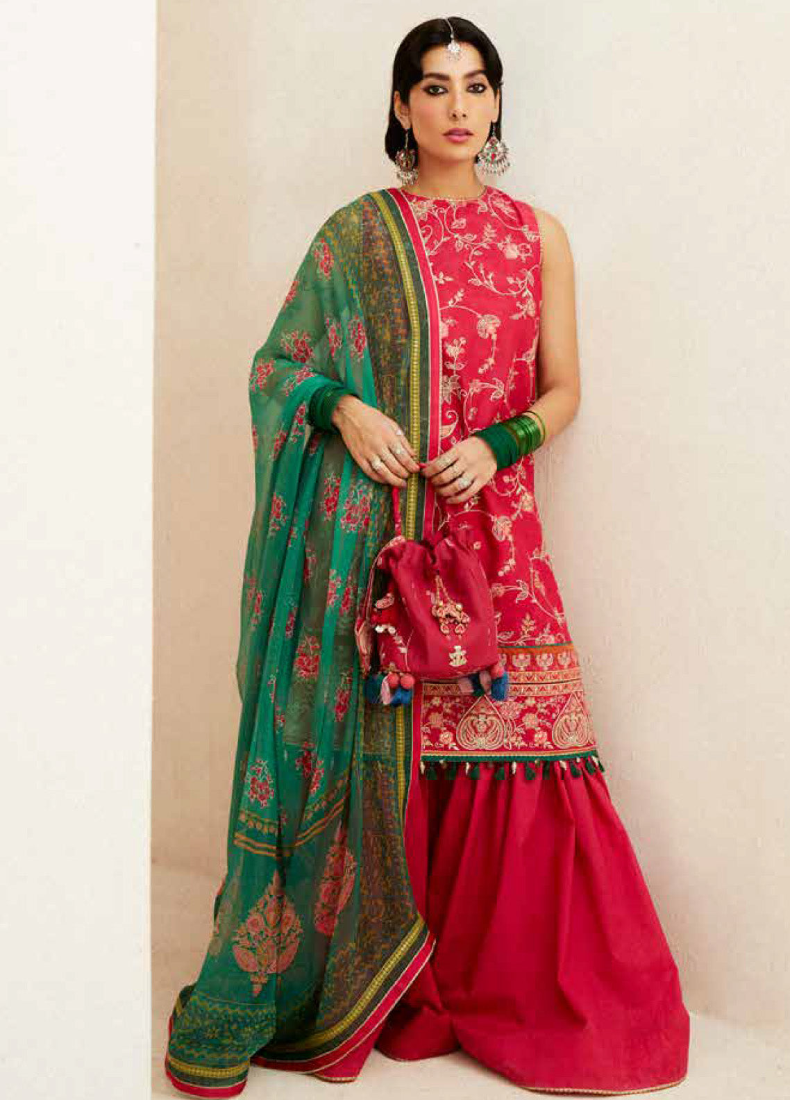 Zara Shahjahan Spring Embroidered Jacquard 3 Piece Unstitched Suit ZSJ24SS-3B KORINA Zara Shahjahan Spring Embroidered Jacquard 3 Piece Unstitched Suit ZSJ24SS-3B KORINA
