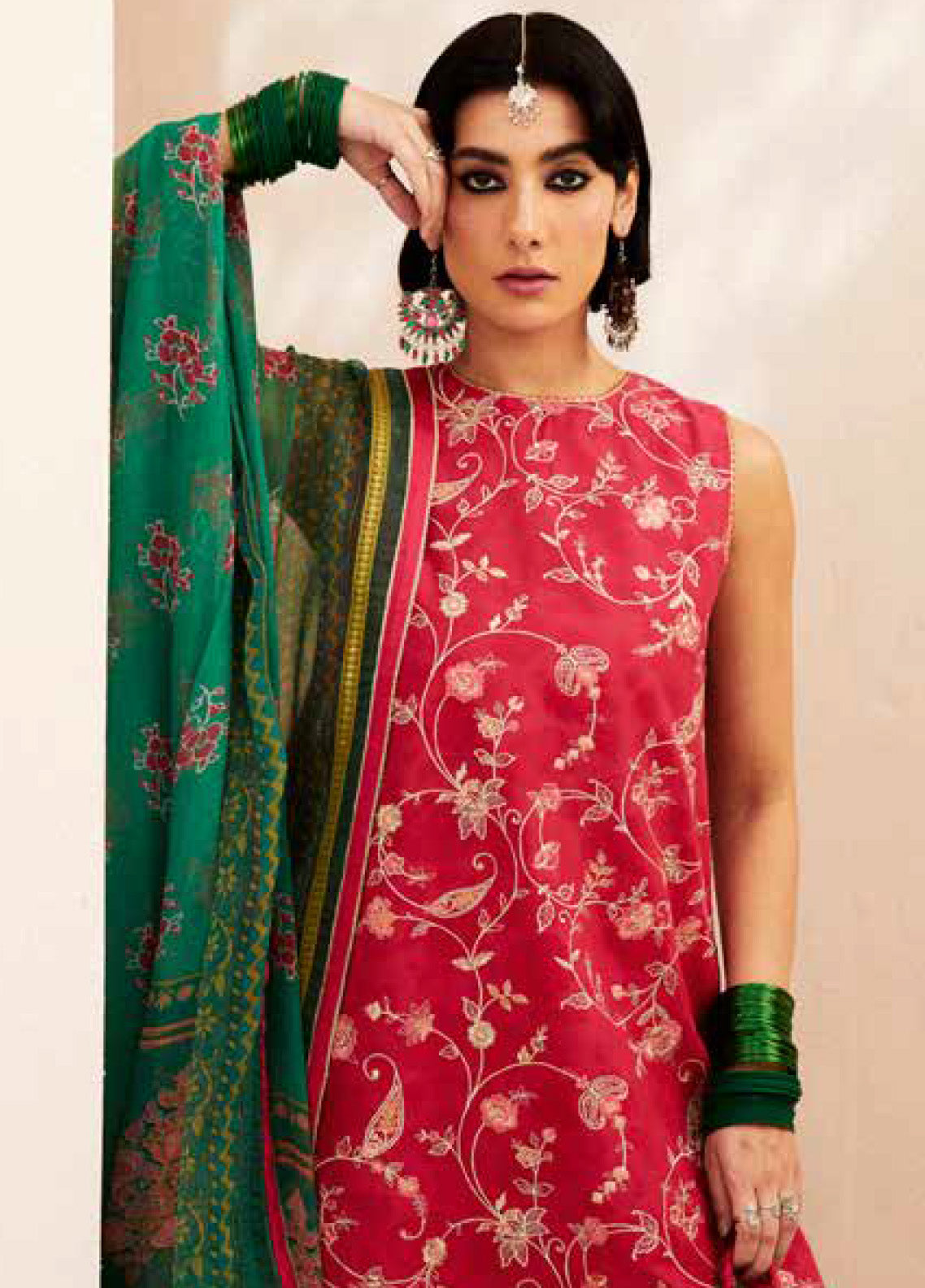 Zara Shahjahan Spring Embroidered Jacquard 3 Piece Unstitched Suit ZSJ24SS-3B KORINA Zara Shahjahan Spring Embroidered Jacquard 3 Piece Unstitched Suit ZSJ24SS-3B KORINA