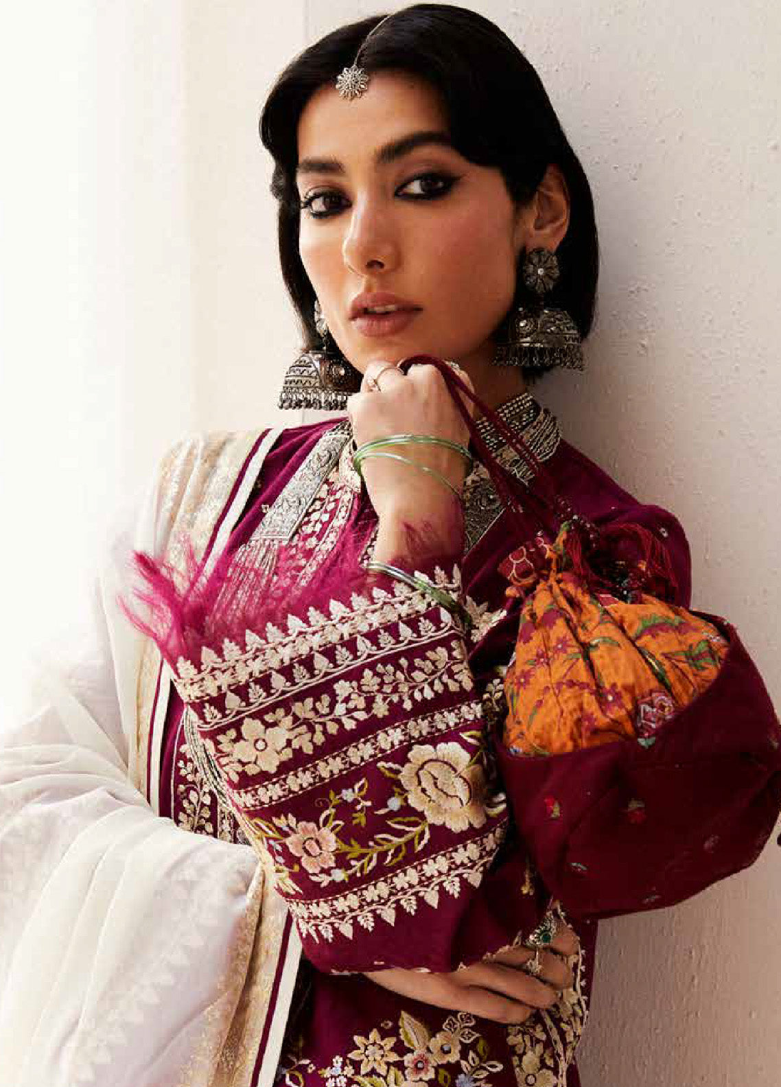 Zara Shahjahan Spring Embroidered Jacquard 3 Piece Unstitched Suit ZSJ24SS-4A SIFFA Zara Shahjahan Spring Embroidered Jacquard 3 Piece Unstitched Suit ZSJ24SS-4A SIFFA