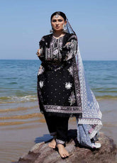 Zara Shahjahan Spring Embroidered Jacquard 3 Piece Unstitched Suit ZSJ24SS-4B SIFFA