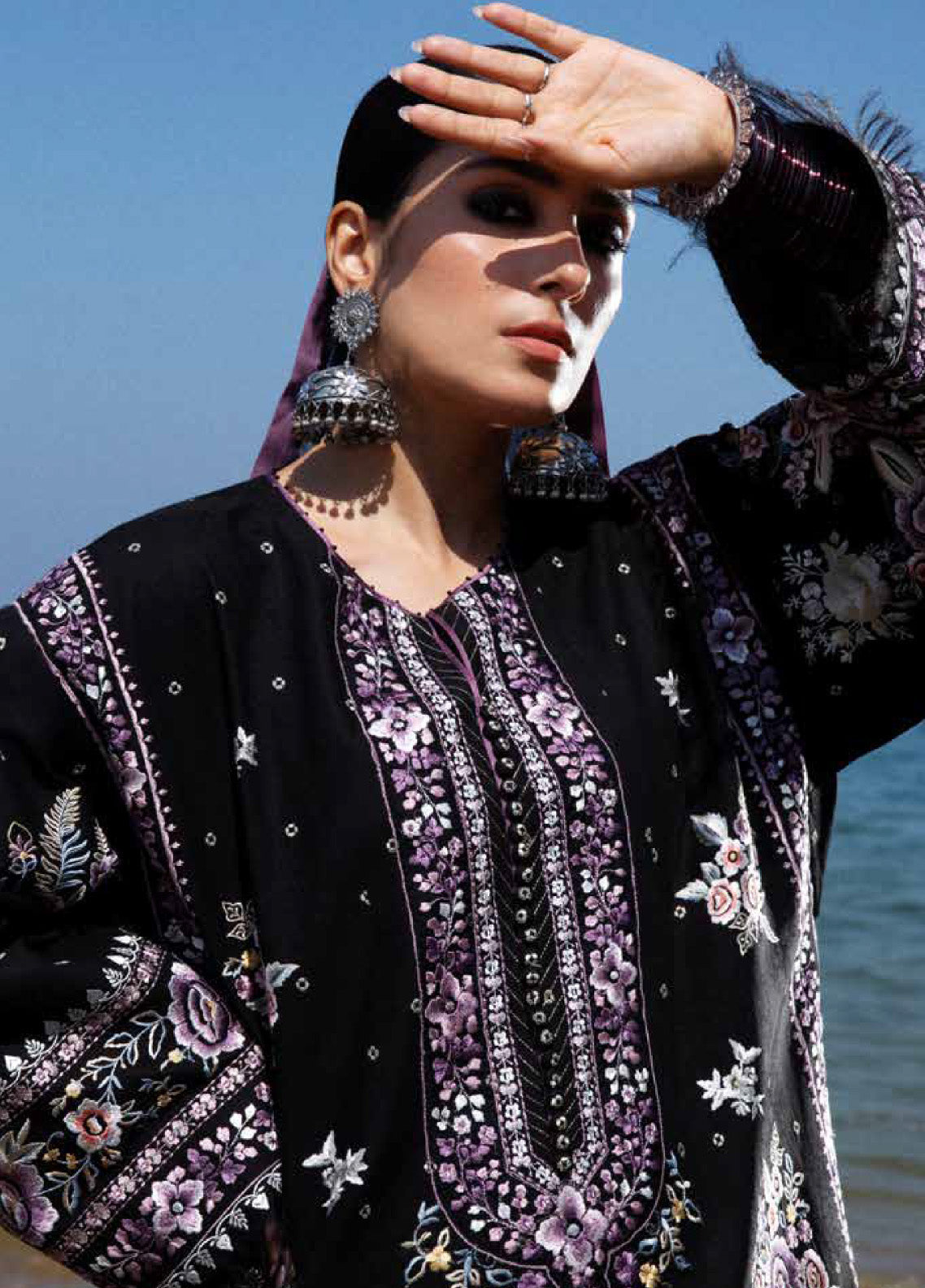 Zara Shahjahan Spring Embroidered Jacquard 3 Piece Unstitched Suit ZSJ24SS-4B SIFFA Zara Shahjahan Spring Embroidered Jacquard 3 Piece Unstitched Suit ZSJ24SS-4B SIFFA