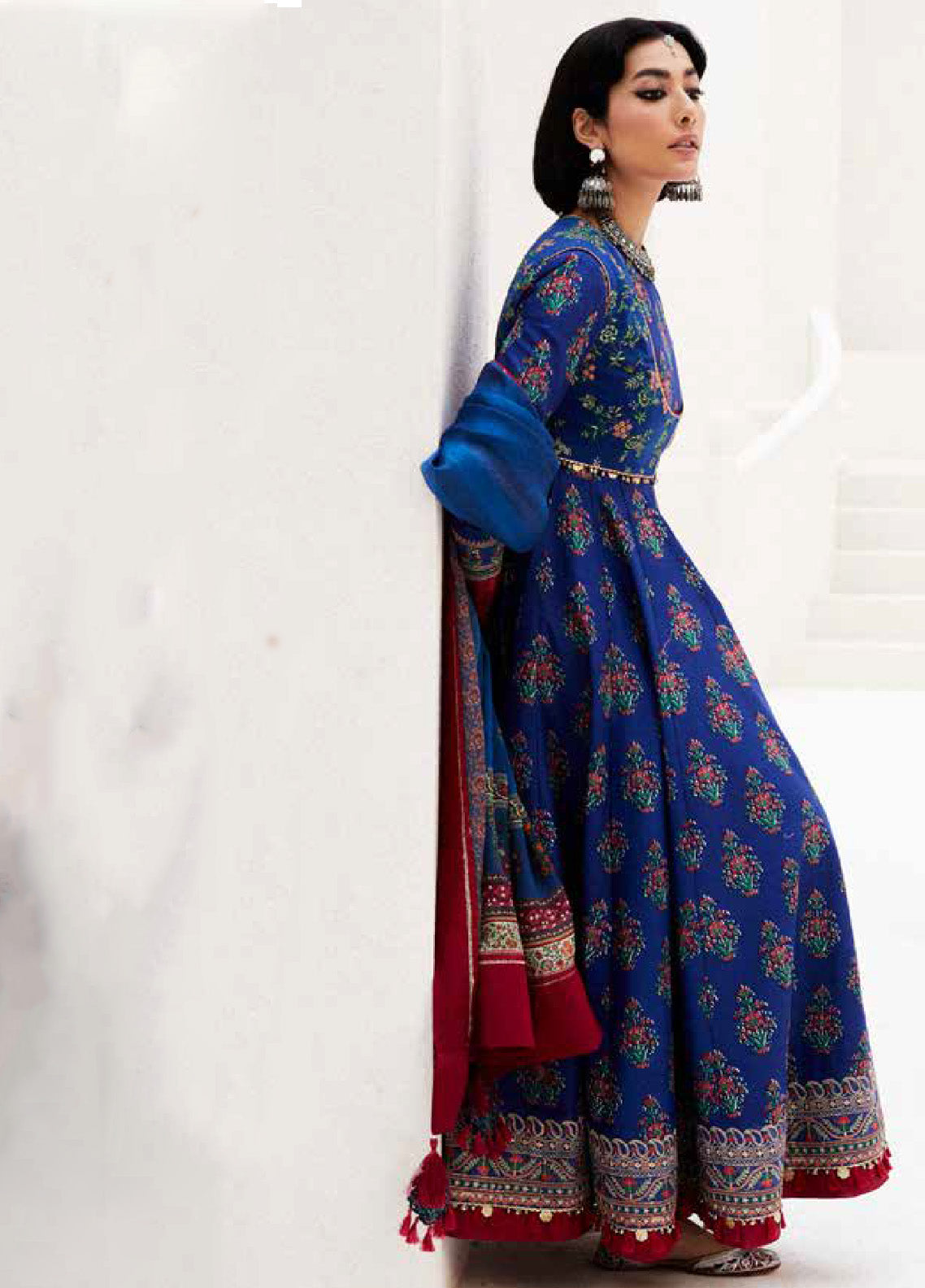 Zara Shahjahan Spring Embroidered Lawn 3 Piece Unstitched Suit ZSJ24SS-11A ANARKALI Zara Shahjahan Spring Embroidered Lawn 3 Piece Unstitched Suit ZSJ24SS-11A ANARKALI