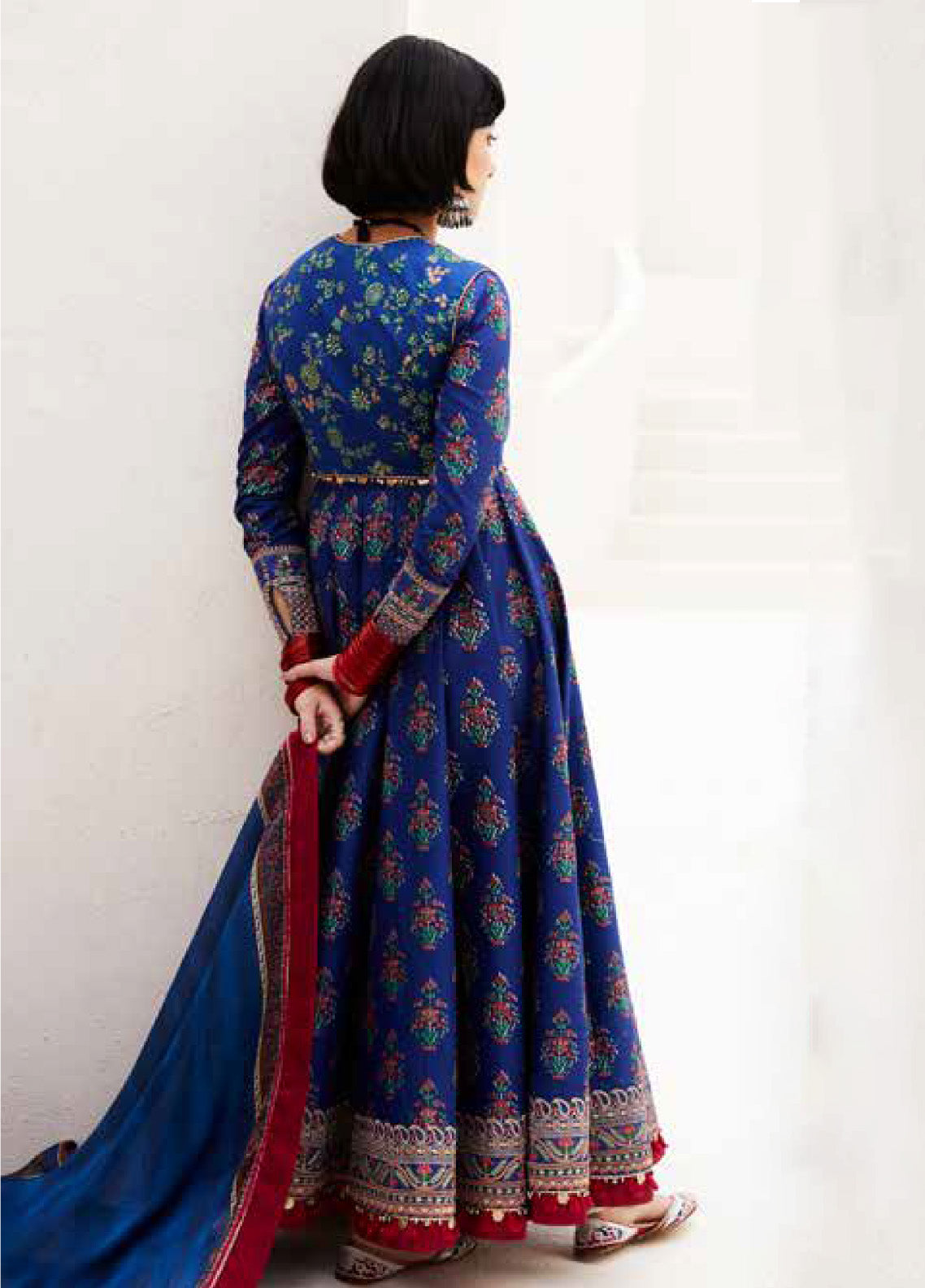 Zara Shahjahan Spring Embroidered Lawn 3 Piece Unstitched Suit ZSJ24SS-11A ANARKALI Zara Shahjahan Spring Embroidered Lawn 3 Piece Unstitched Suit ZSJ24SS-11A ANARKALI