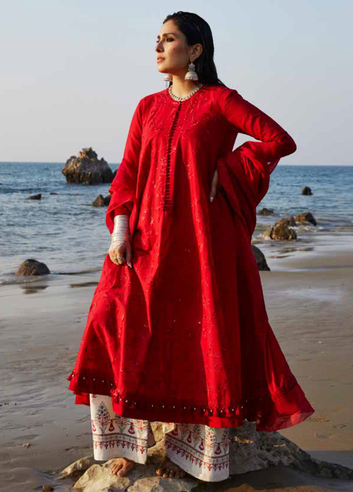 Zara Shahjahan Spring Embroidered Lawn 3 Piece Unstitched Suit ZSJ24SS-12A DEENA Zara Shahjahan Spring Embroidered Lawn 3 Piece Unstitched Suit ZSJ24SS-12A DEENA
