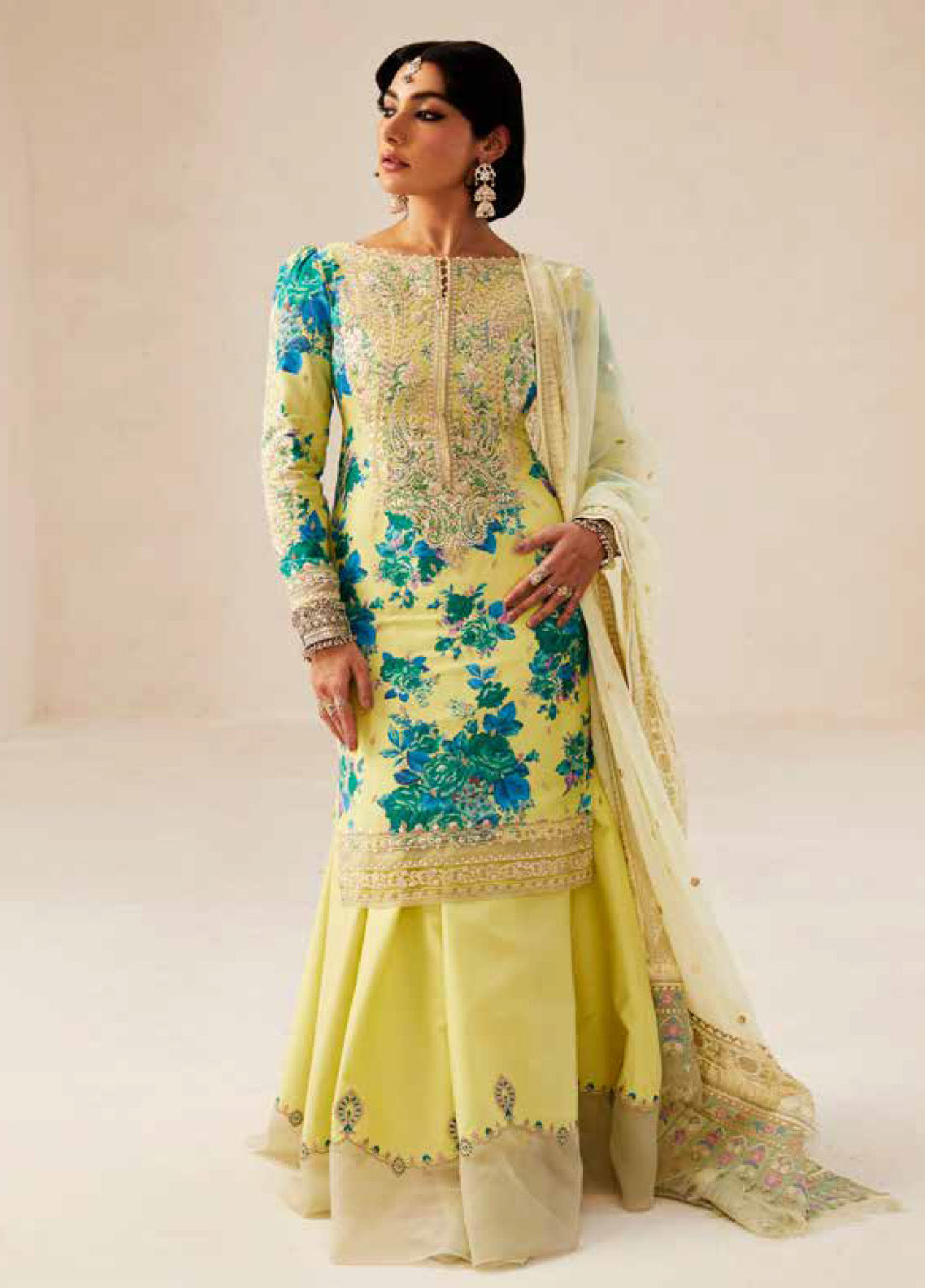 Zara Shahjahan Spring Embroidered Lawn 3 Piece Unstitched Suit ZSJ24SS-13A PHOOL KARI Zara Shahjahan Spring Embroidered Lawn 3 Piece Unstitched Suit ZSJ24SS-13A PHOOL KARI