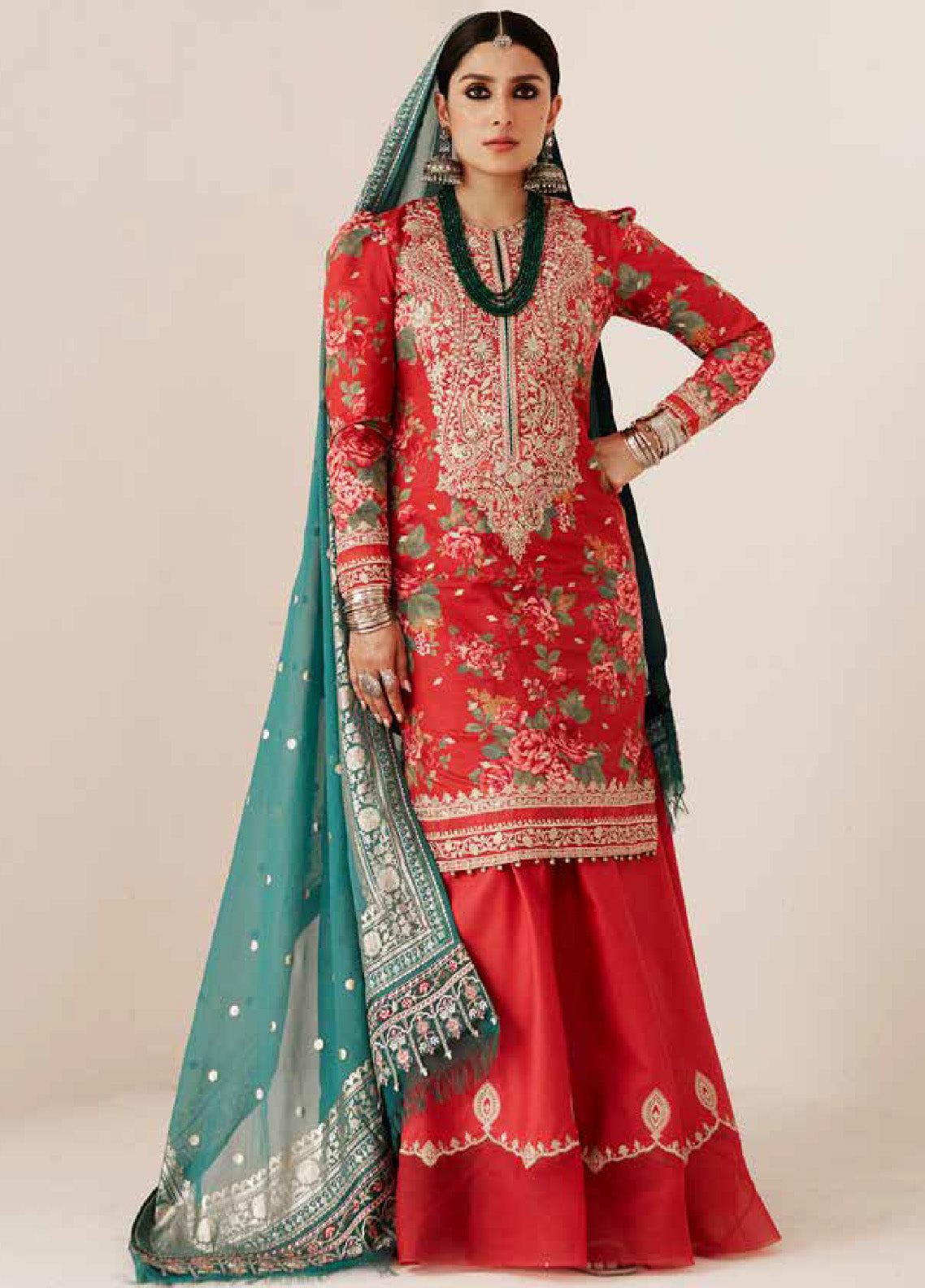 Zara Shahjahan Spring Embroidered Lawn 3 Piece Unstitched Suit ZSJ24SS-13B PHOOL KARI Zara Shahjahan Spring Embroidered Lawn 3 Piece Unstitched Suit ZSJ24SS-13B PHOOL KARI