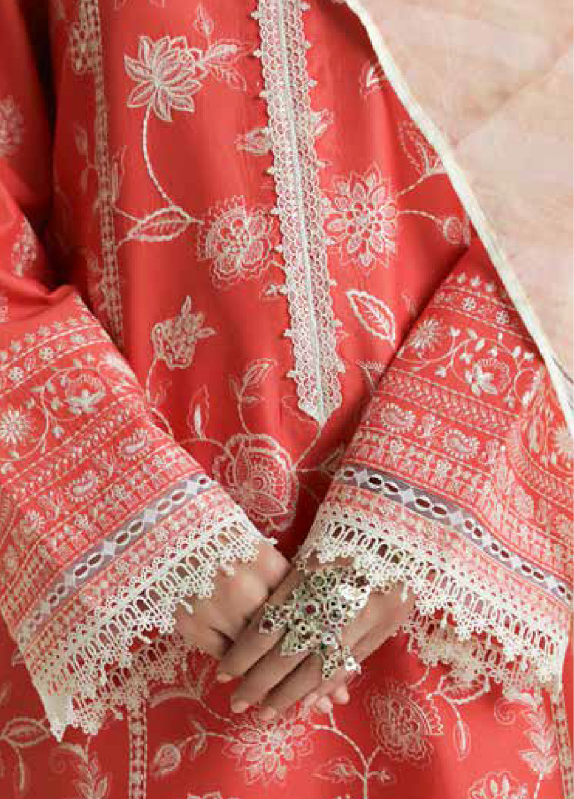 Zara Shahjahan Spring Embroidered Lawn 3 Piece Unstitched Suit ZSJ24SS-1A MAHI Zara Shahjahan Spring Embroidered Lawn 3 Piece Unstitched Suit ZSJ24SS-1A MAHI
