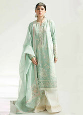 Zara Shahjahan Spring Embroidered Lawn 3 Piece Unstitched Suit ZSJ24SS-5B AMIRA