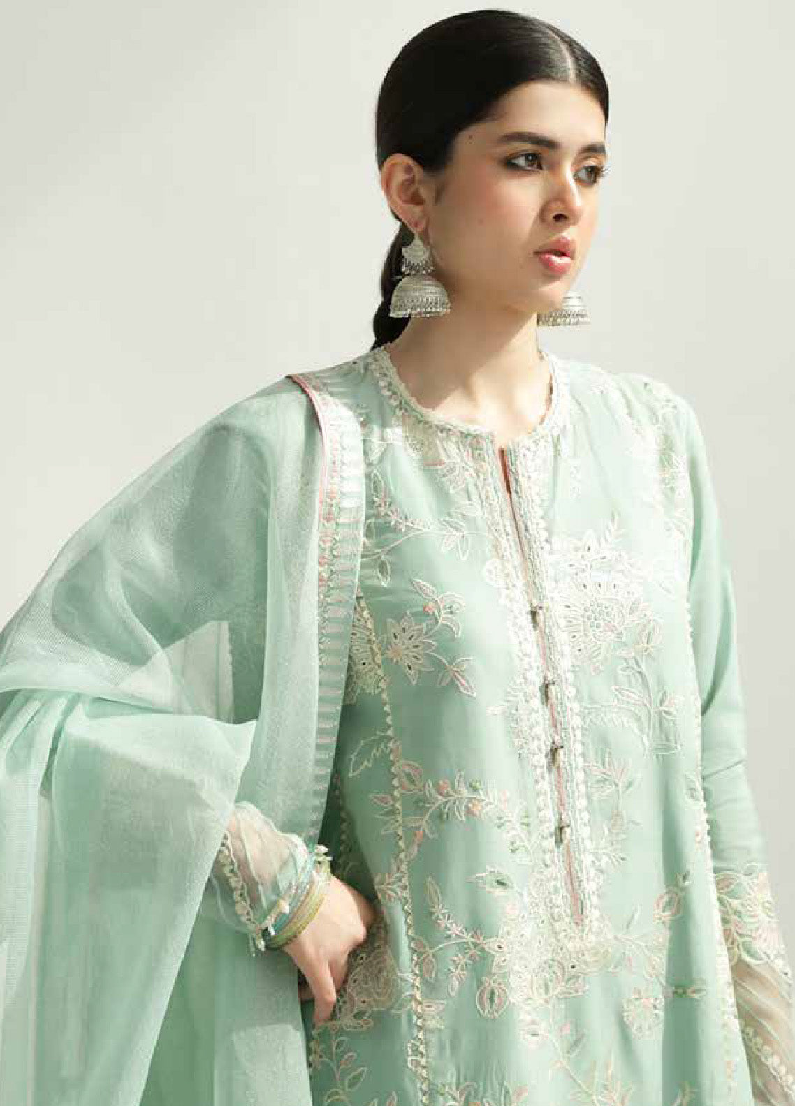 Zara Shahjahan Spring Embroidered Lawn 3 Piece Unstitched Suit ZSJ24SS-5B AMIRA Zara Shahjahan Spring Embroidered Lawn 3 Piece Unstitched Suit ZSJ24SS-5B AMIRA