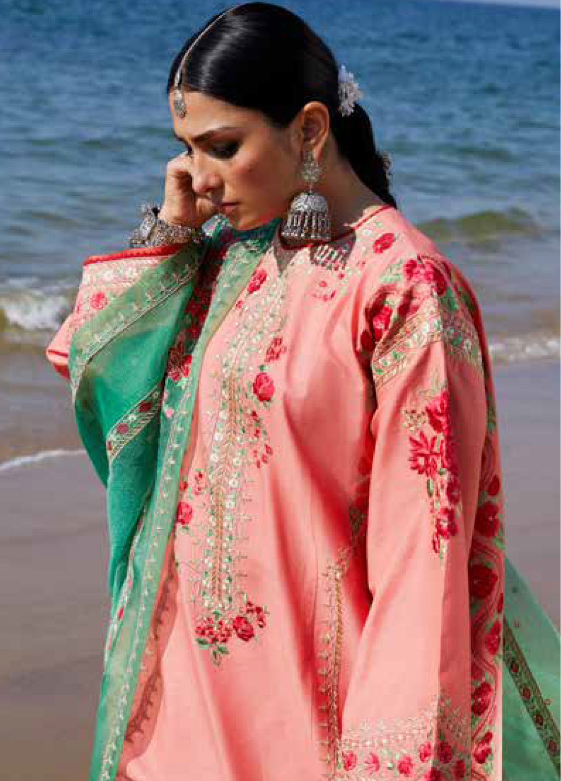 Zara Shahjahan Spring Embroidered Lawn 3 Piece Unstitched Suit ZSJ24SS-6A JIYA Zara Shahjahan Spring Embroidered Lawn 3 Piece Unstitched Suit ZSJ24SS-6A JIYA
