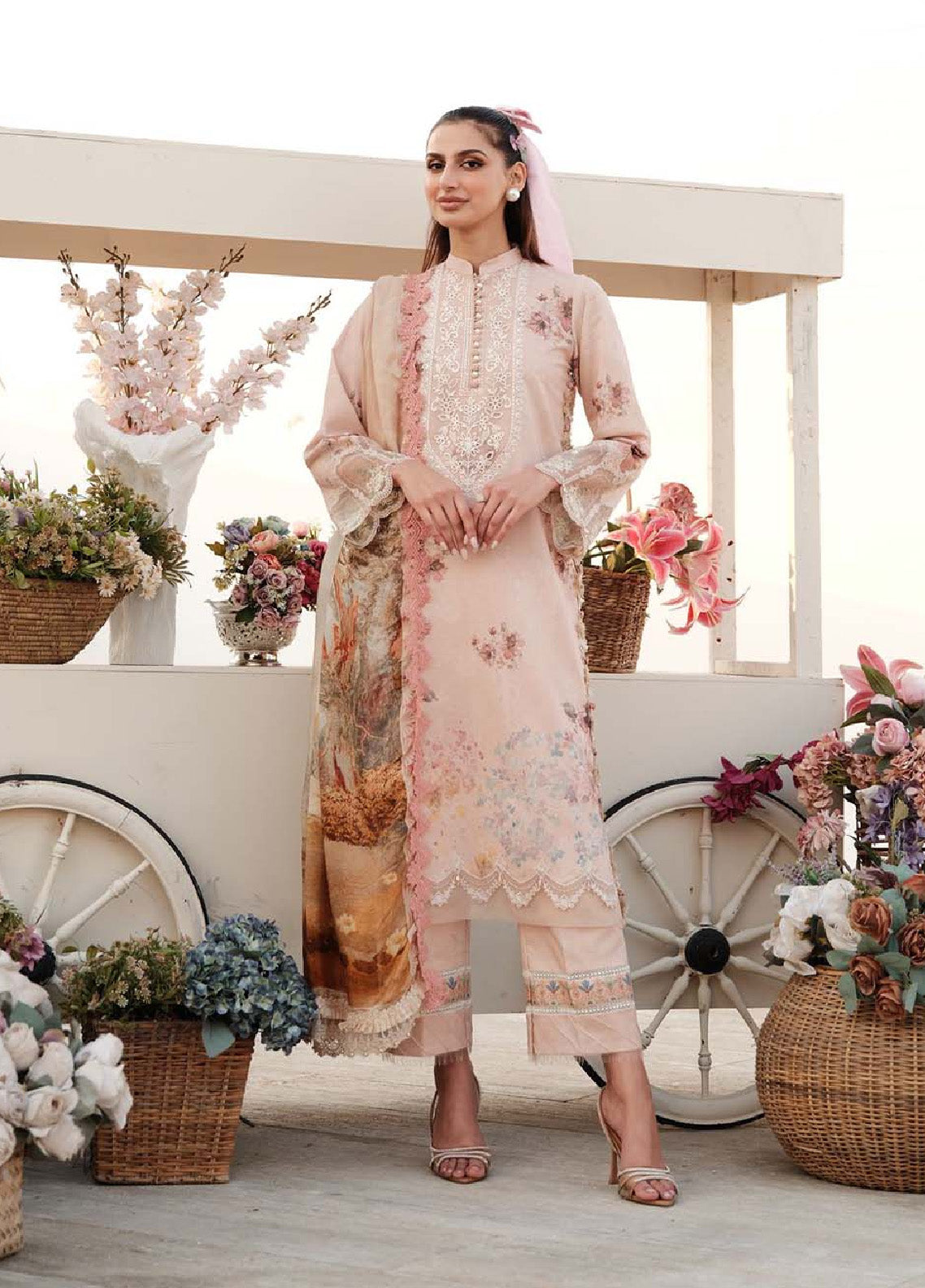 Zarqash Embroidered Luxe Lawn 3 Piece Unstitched Suit ZQ24LL 11 Zarqash Embroidered Luxe Lawn 3 Piece Unstitched Suit ZQ24LL 11