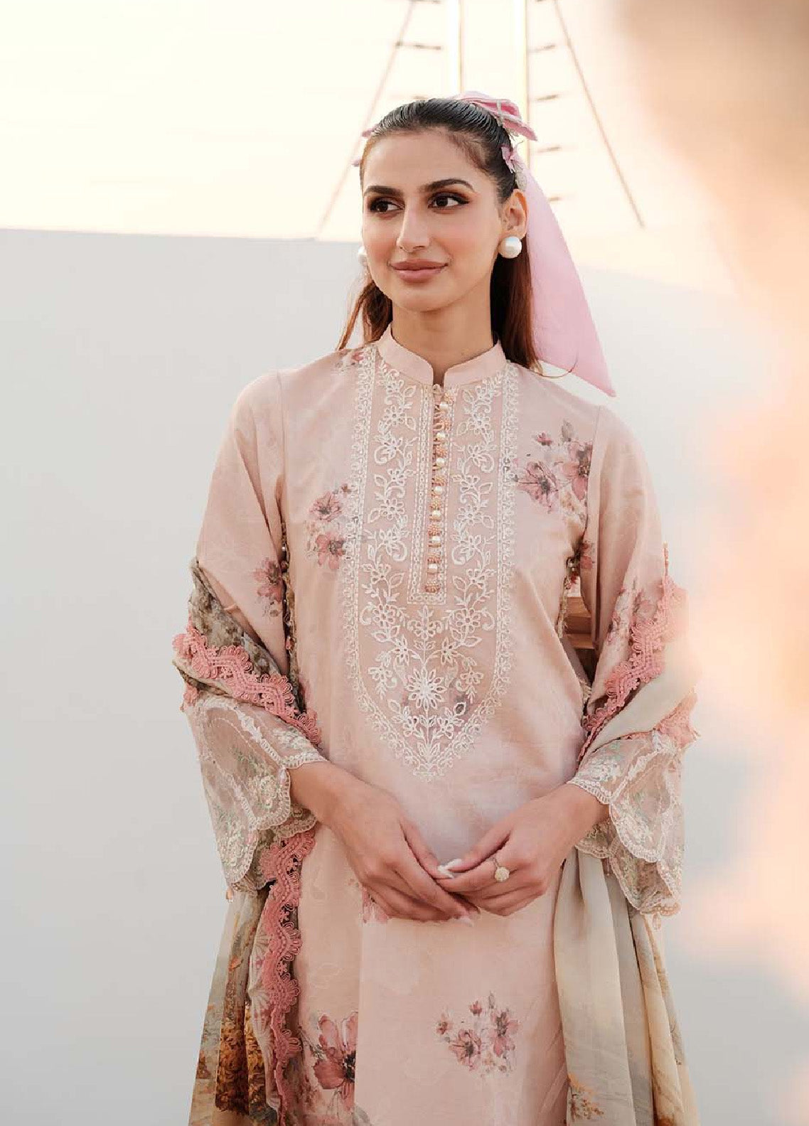 Zarqash Embroidered Luxe Lawn 3 Piece Unstitched Suit ZQ24LL 11 Zarqash Embroidered Luxe Lawn 3 Piece Unstitched Suit ZQ24LL 11