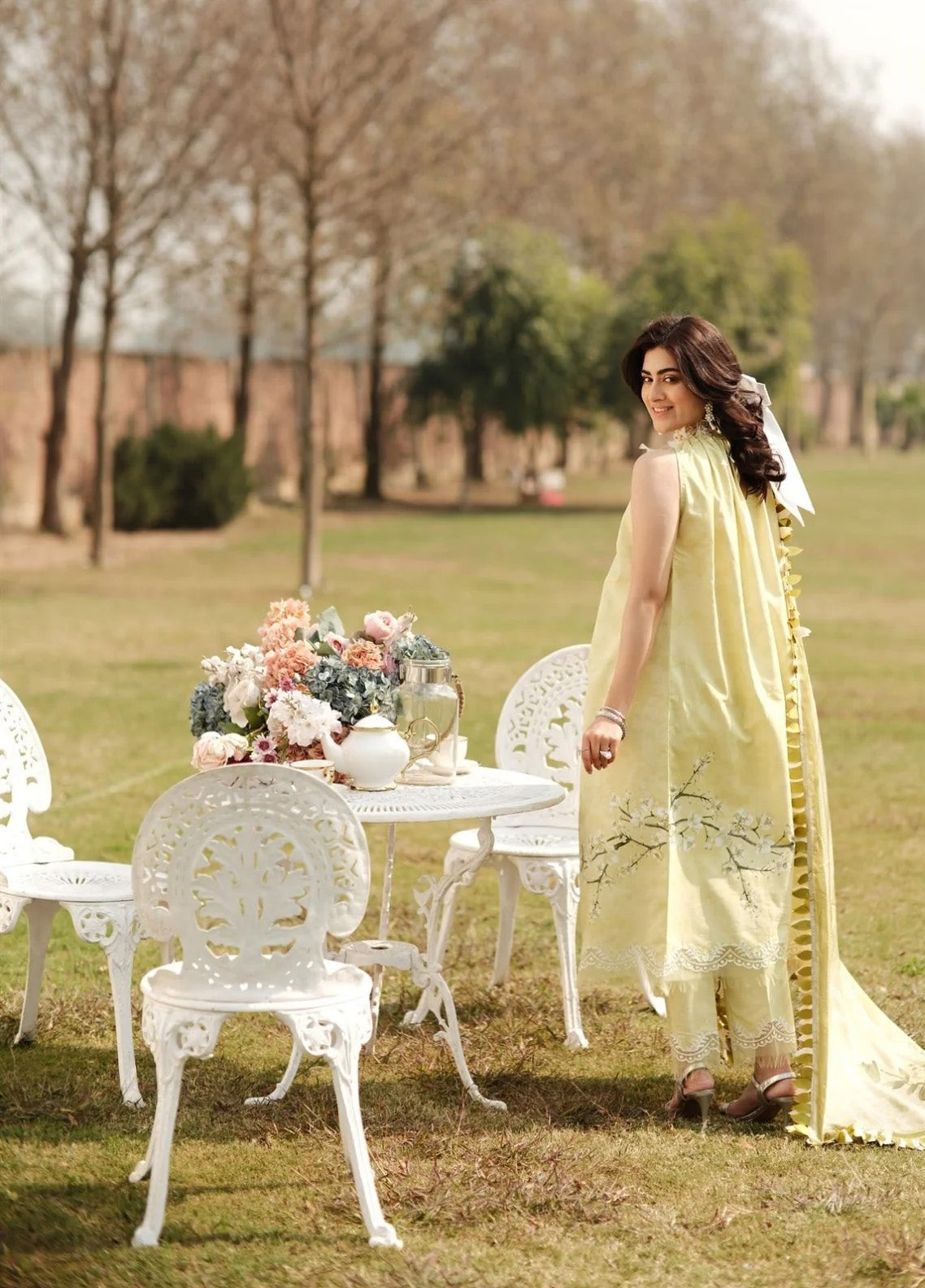 Zarqash Embroidered Luxe Lawn 3 Piece Unstitched Suit ZQ24LL 13 Zarqash Embroidered Luxe Lawn 3 Piece Unstitched Suit ZQ24LL 13