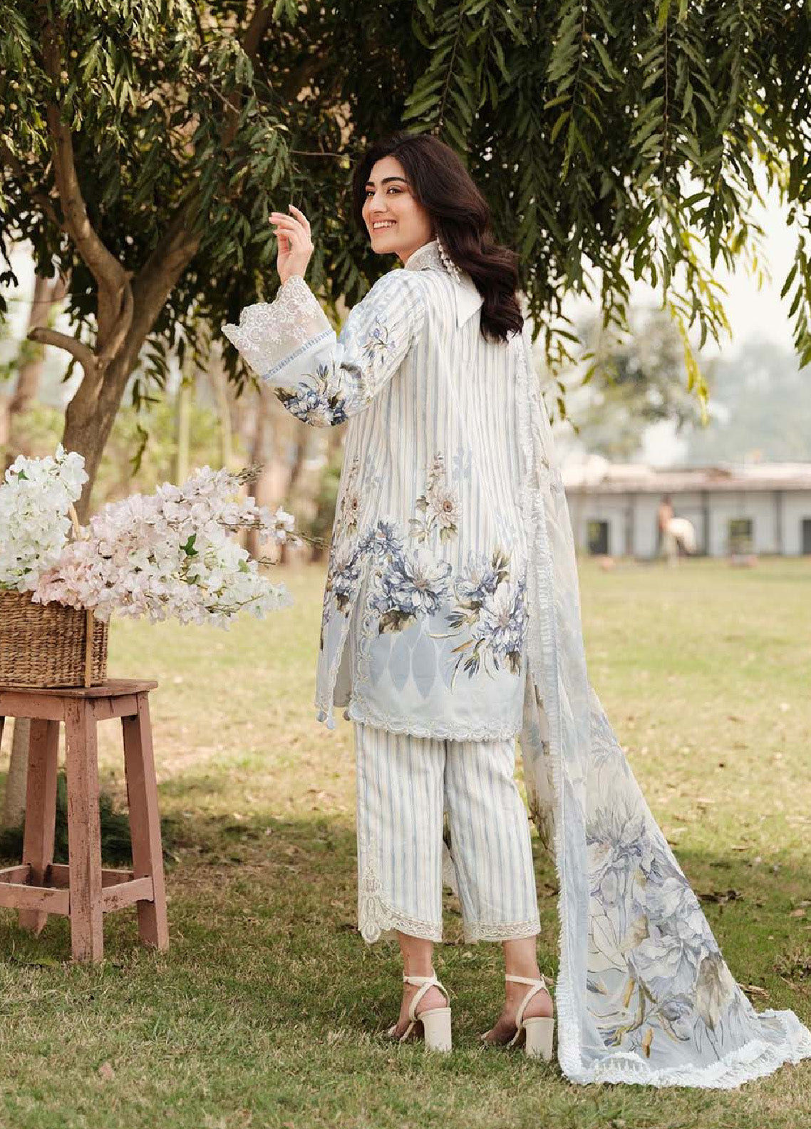 Zarqash Embroidered Luxe Lawn 3 Piece Unstitched Suit ZQ24LL 15 Zarqash Embroidered Luxe Lawn 3 Piece Unstitched Suit ZQ24LL 15
