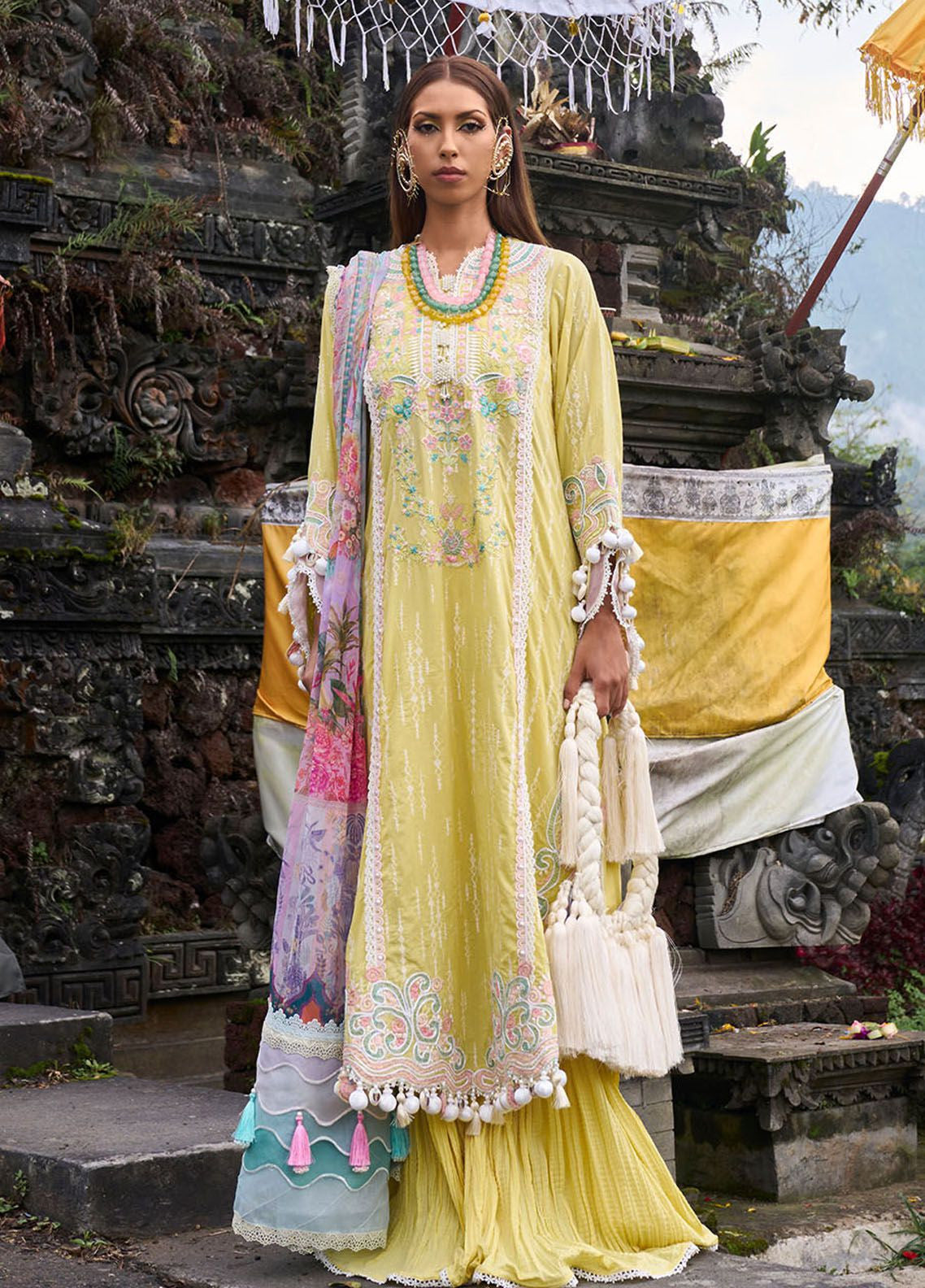 Zoha By Ansab Jahangir Luxury Embroidered Lawn 3 Piece Unstitched Suit AJ24ZLL-06 Marigold Zoha By Ansab Jahangir Luxury Embroidered Lawn 3 Piece Unstitched Suit AJ24ZLL-06 Marigold