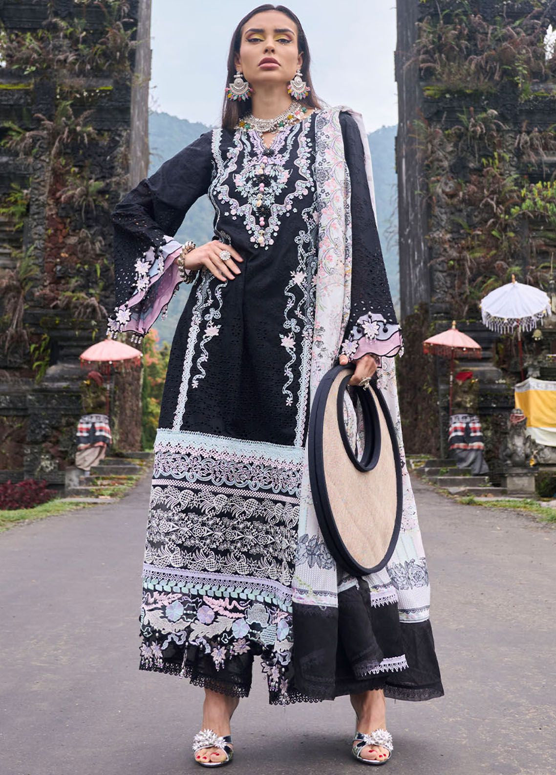 Zoha By Ansab Jahangir Luxury Embroidered Lawn 3 Piece Unstitched Suit AJ24ZLL-07 Gomphrena Zoha By Ansab Jahangir Luxury Embroidered Lawn 3 Piece Unstitched Suit AJ24ZLL-07 Gomphrena