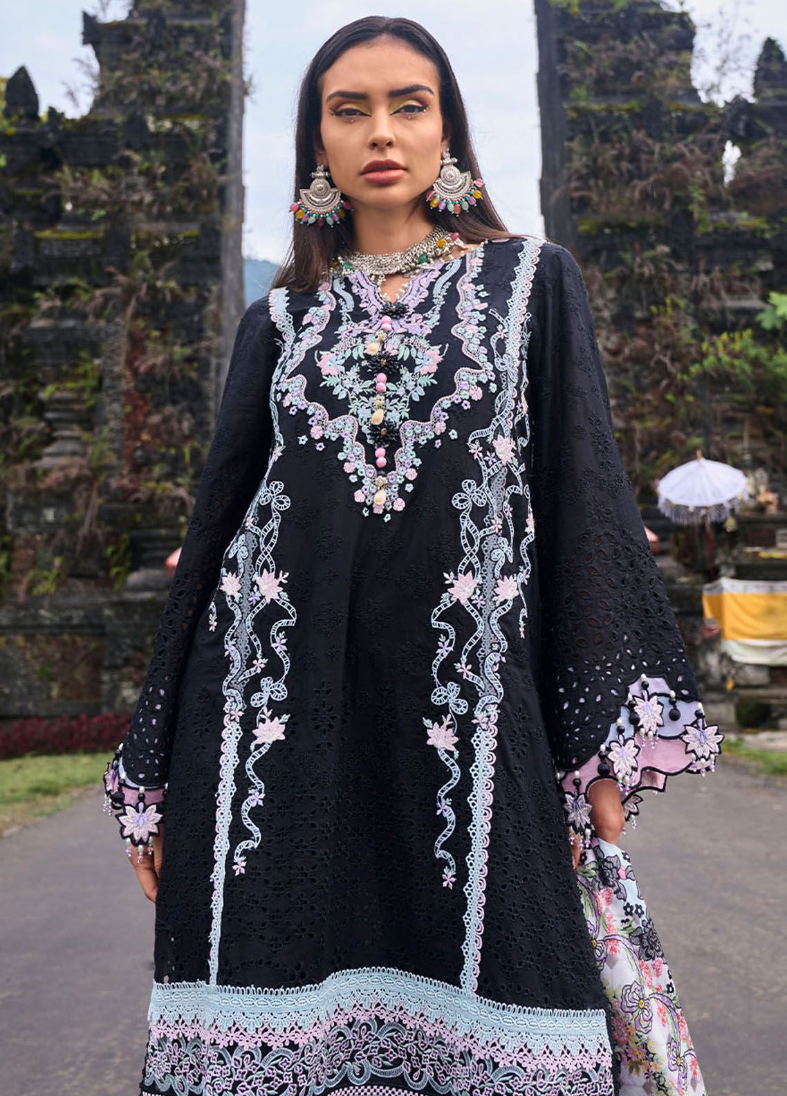 Zoha By Ansab Jahangir Luxury Embroidered Lawn 3 Piece Unstitched Suit AJ24ZLL-07 Gomphrena Zoha By Ansab Jahangir Luxury Embroidered Lawn 3 Piece Unstitched Suit AJ24ZLL-07 Gomphrena